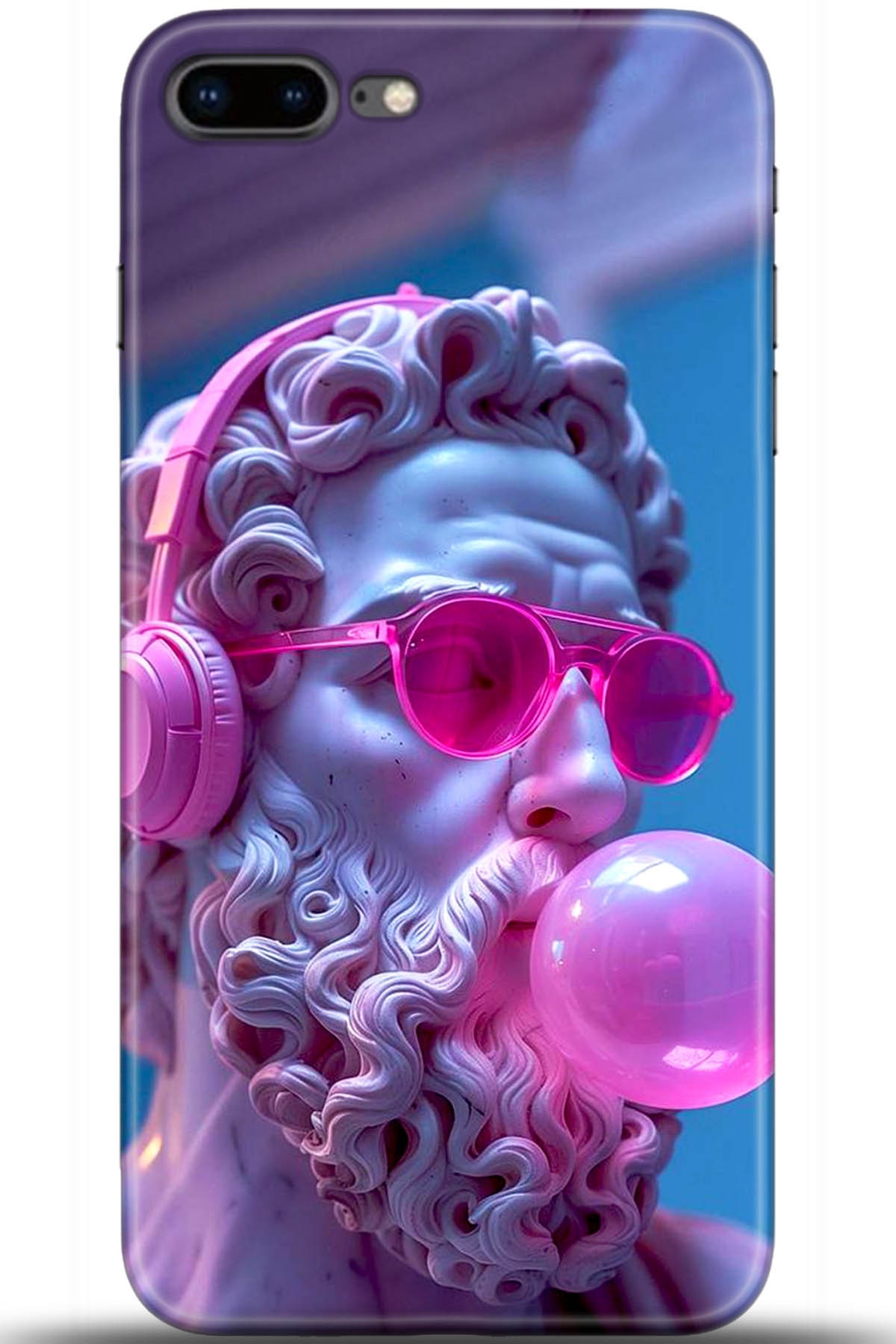 Apple iPhone 8 Plus Uyumlu Kılıf HD Baskılı Kılıf - Followed Institution 5435