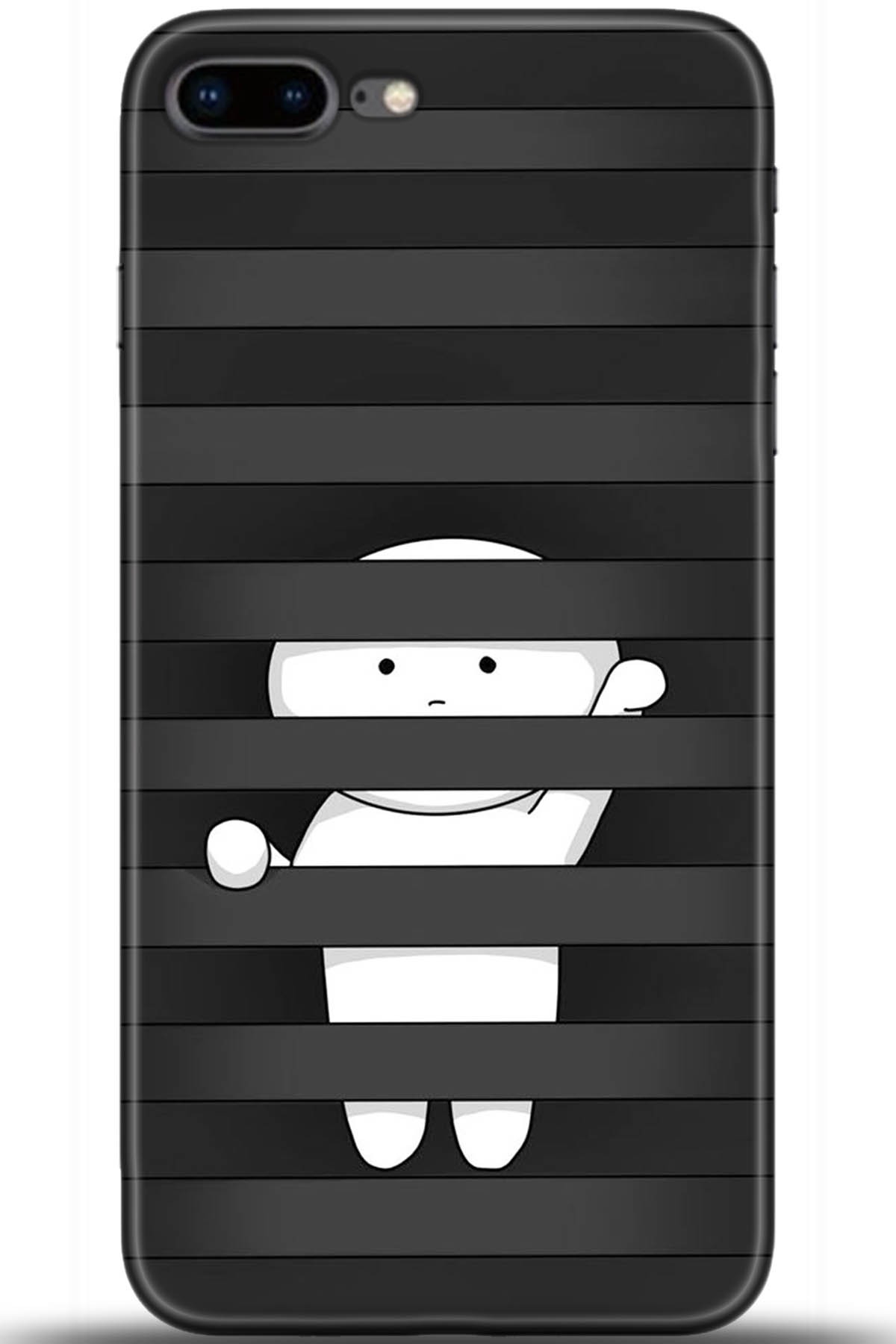 Apple iPhone 8 Plus Uyumlu Kılıf HD Baskılı Kılıf - Followed Institution 5478