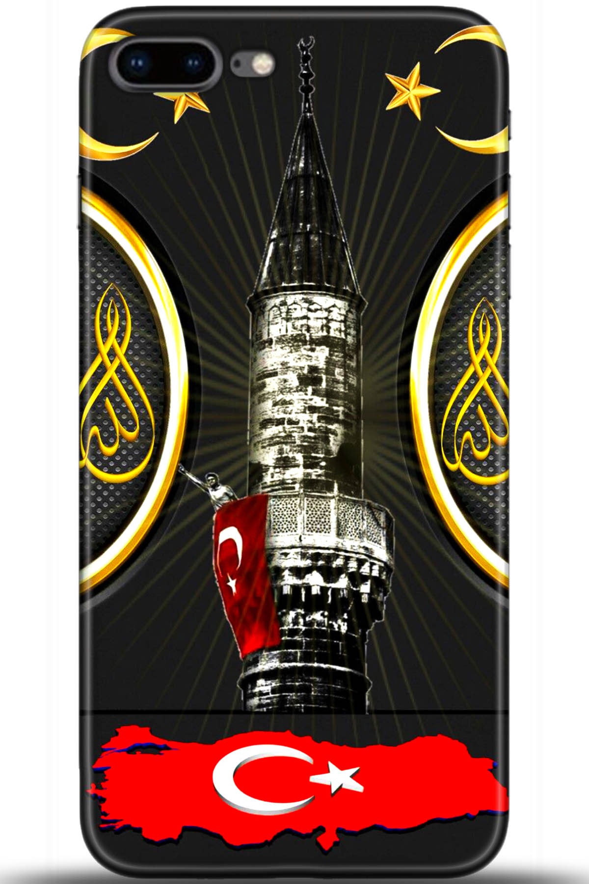 Apple iPhone 8 Plus Uyumlu Kılıf HD Baskılı Kılıf - Followed Institution 5486