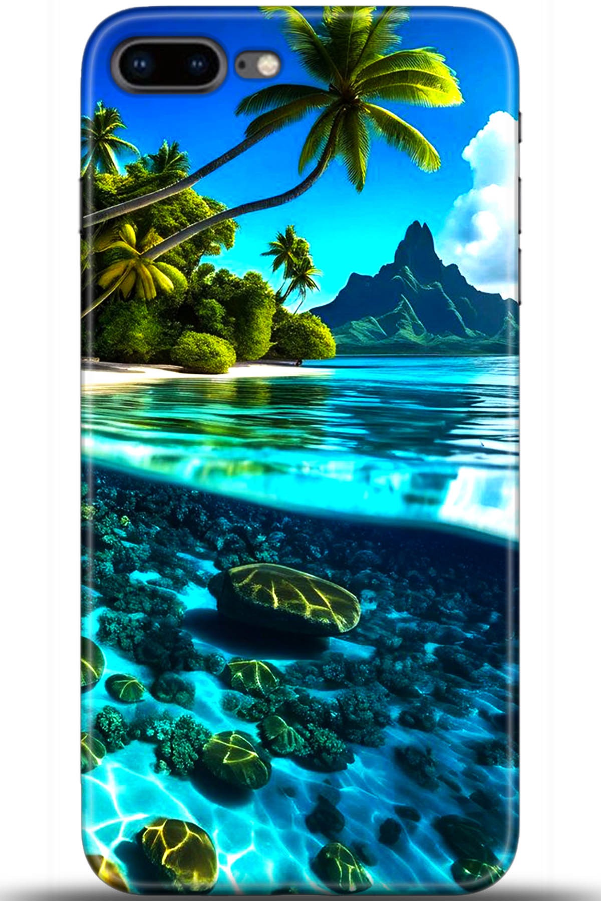 Apple iPhone 8 Plus Uyumlu Kılıf HD Baskılı Kılıf - Followed Institution 5491