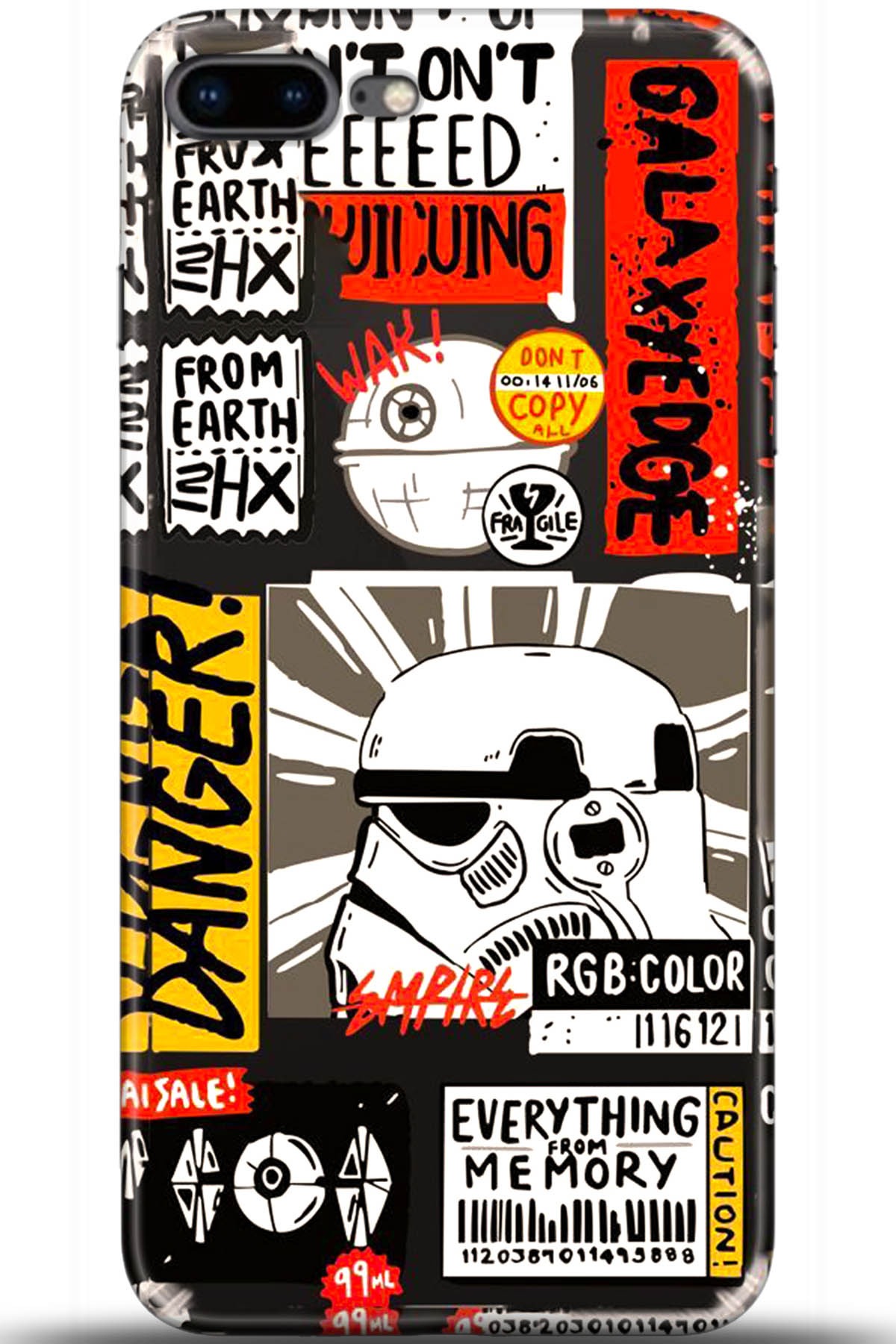 Apple iPhone 8 Plus Uyumlu Kılıf HD Baskılı Kılıf - Followed Institution 5555