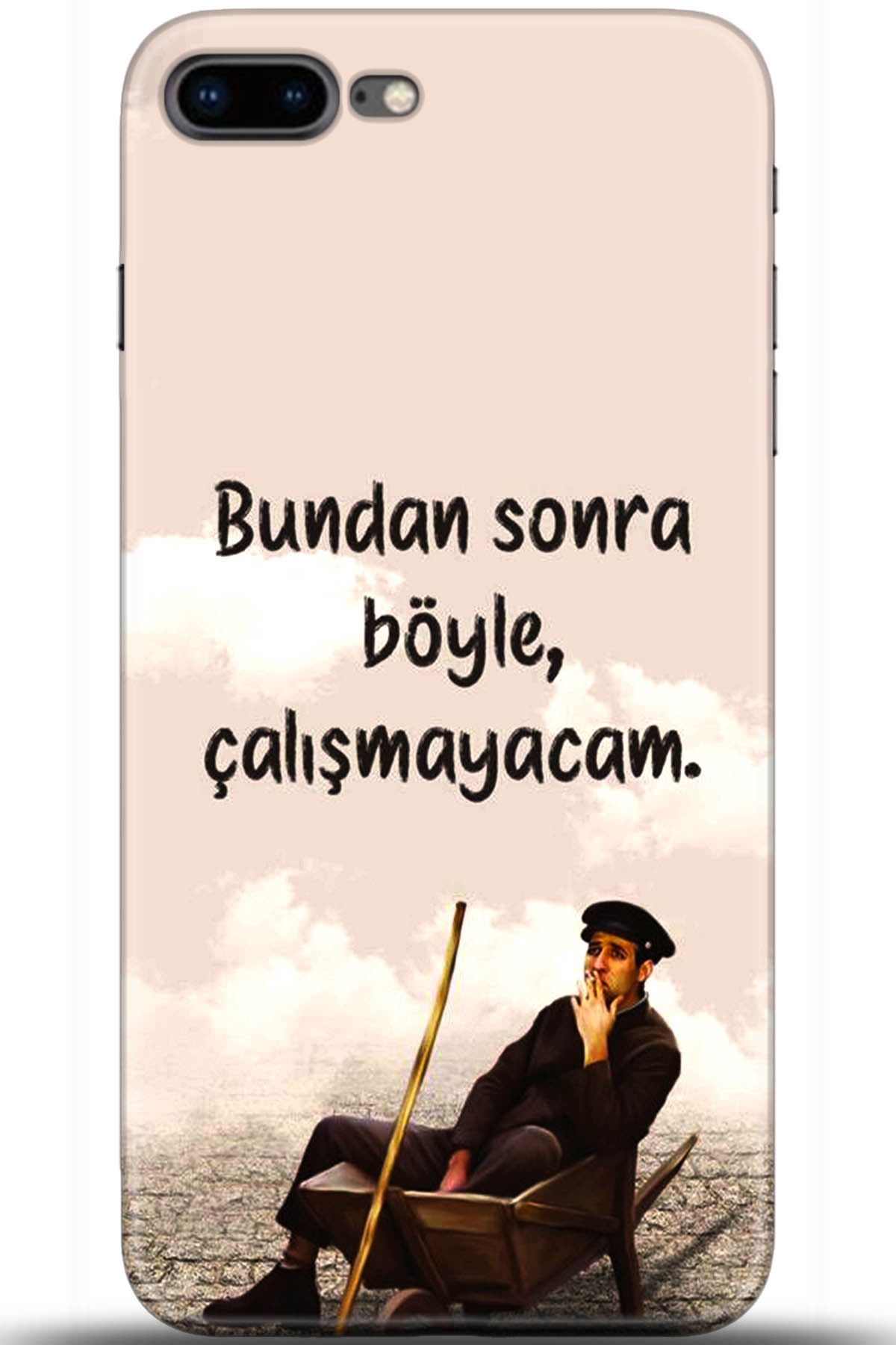 Apple iPhone 8 Plus Uyumlu Kılıf HD Baskılı Kılıf - Followed Institution 5592