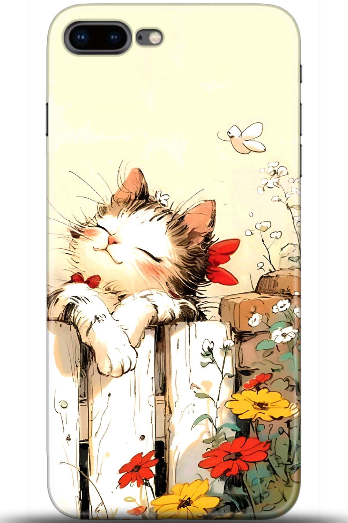 Apple iPhone 8 Plus Uyumlu Kılıf HD Baskılı Kılıf - Followed Institution 5651