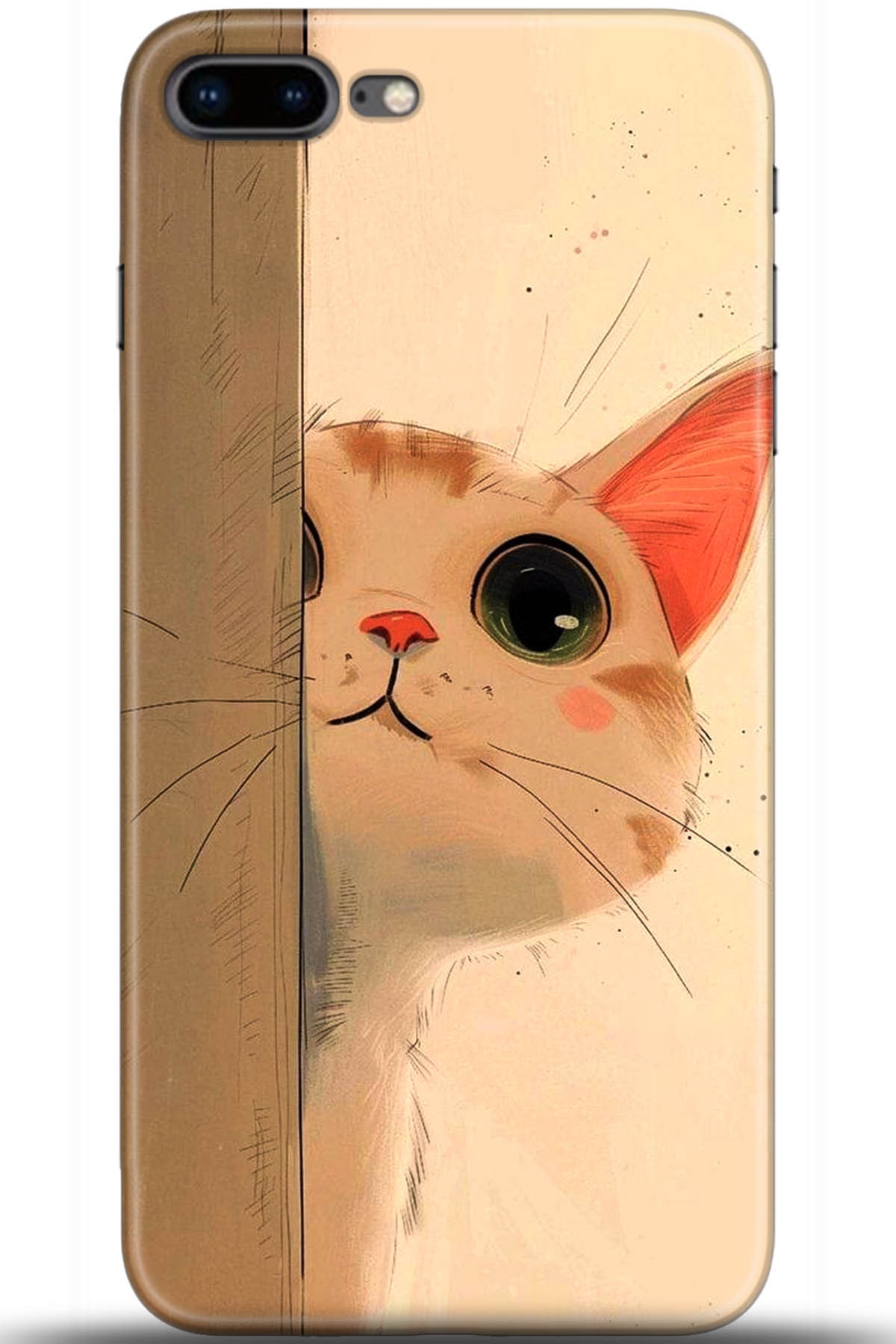 Apple iPhone 8 Plus Uyumlu Kılıf HD Baskılı Kılıf - Followed Institution 5653