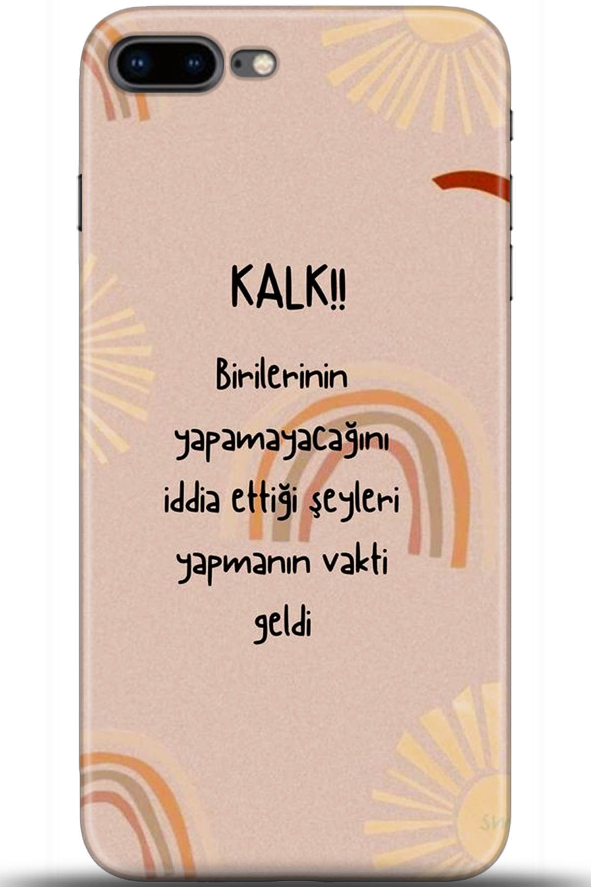 Apple iPhone 8 Plus Uyumlu Kılıf HD Baskılı Kılıf - Followed Institution 5688