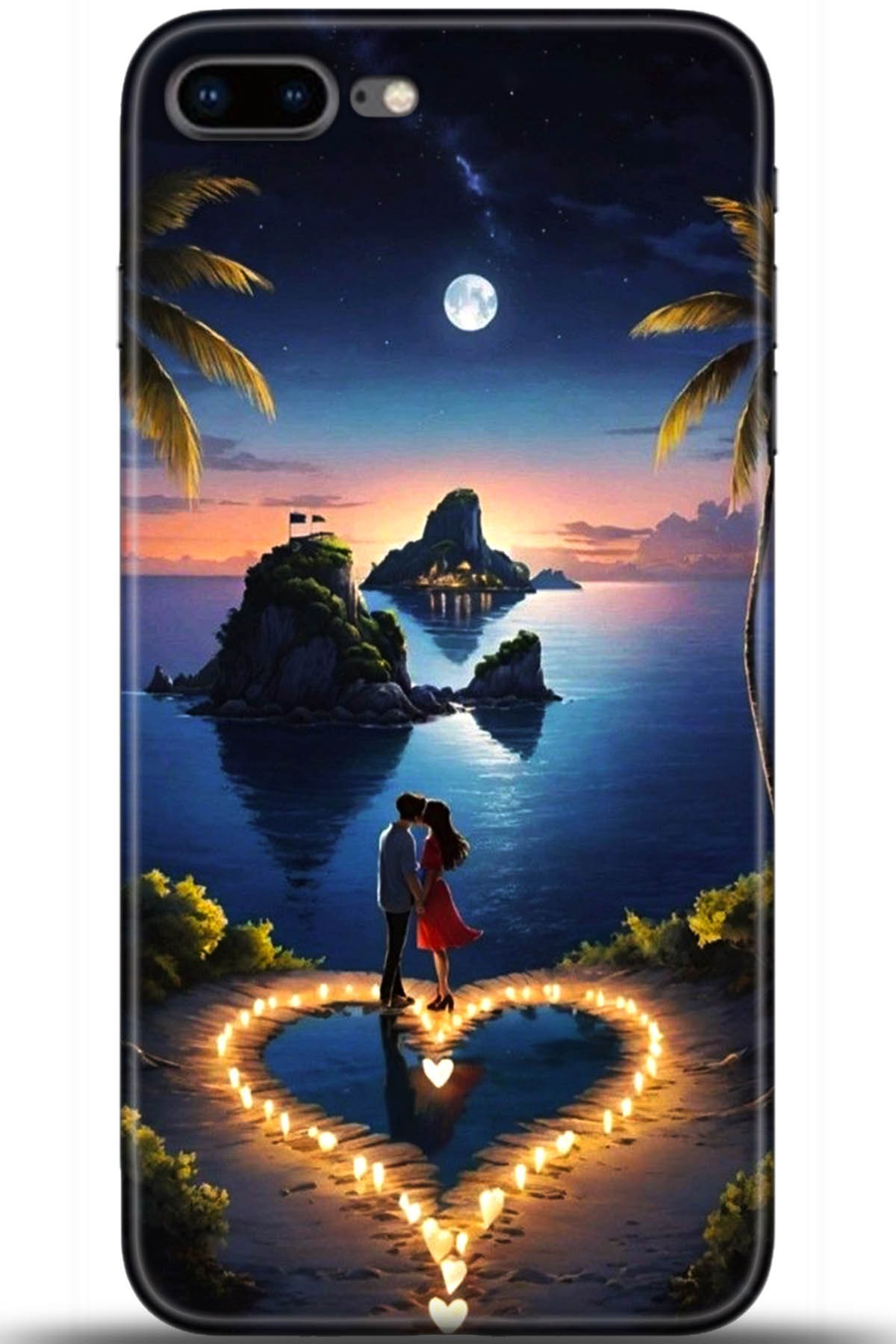 Apple iPhone 8 Plus Uyumlu Kılıf HD Baskılı Kılıf - Followed Institution 5692