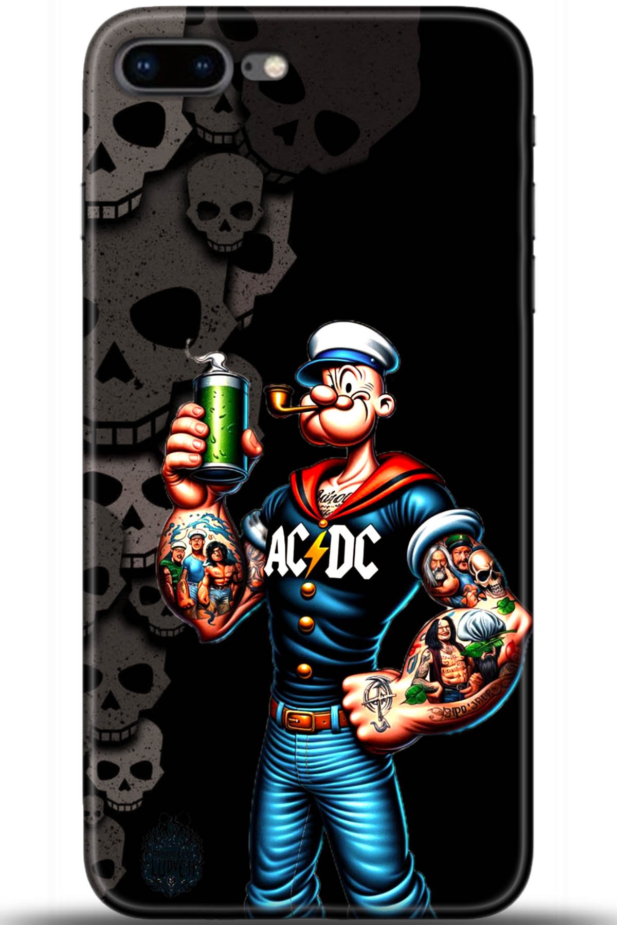 Apple iPhone 8 Plus Uyumlu Kılıf HD Baskılı Kılıf - Followed Institution 5696