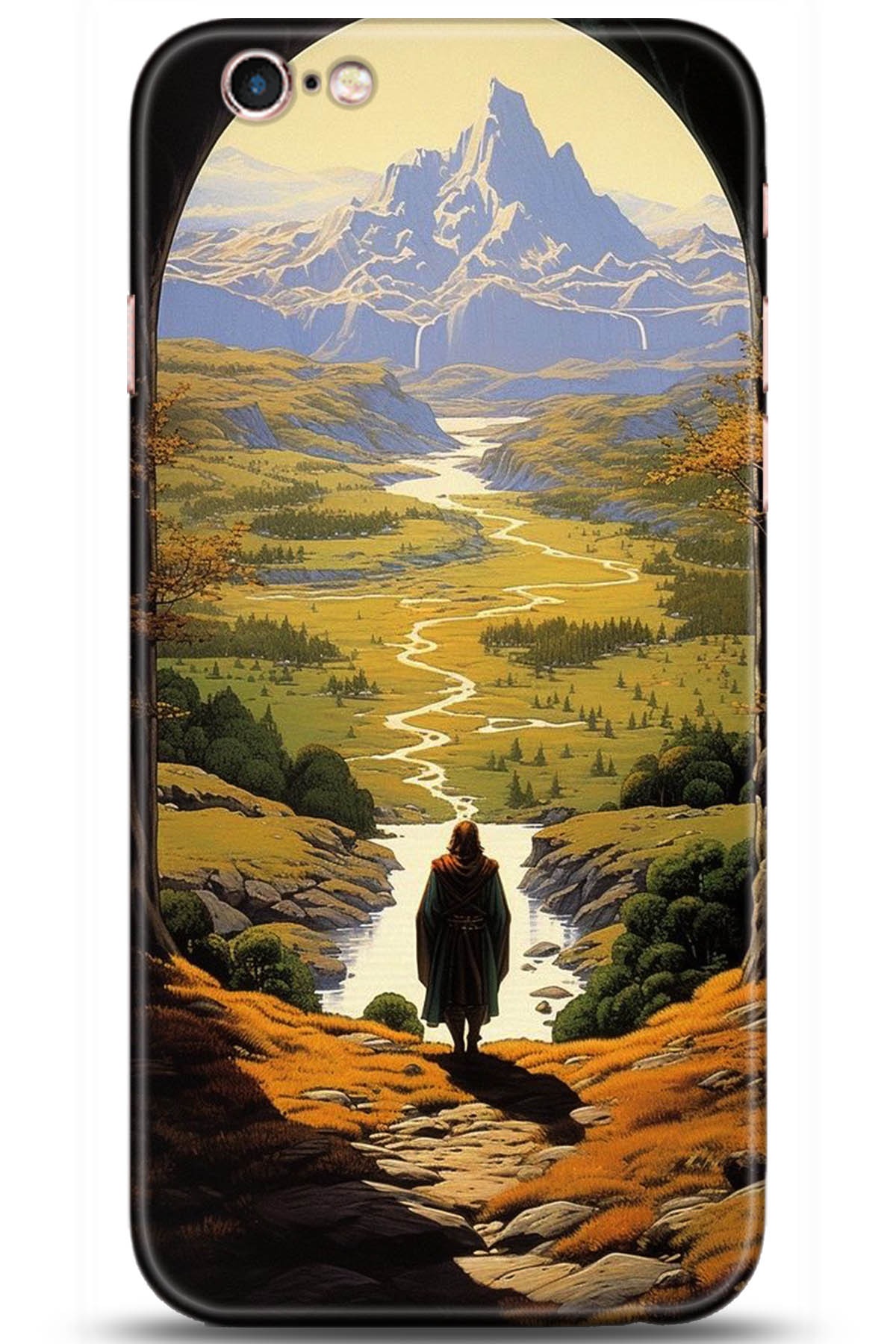 Apple iPhone 6S Uyumlu Kılıf HD Baskılı Kılıf - Followed Institution 5263