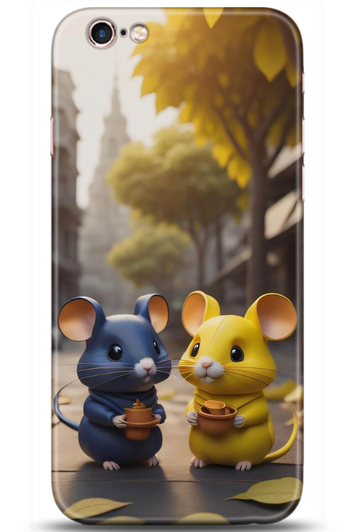 Apple iPhone 6S Uyumlu Kılıf HD Baskılı Kılıf - Followed Institution 5306