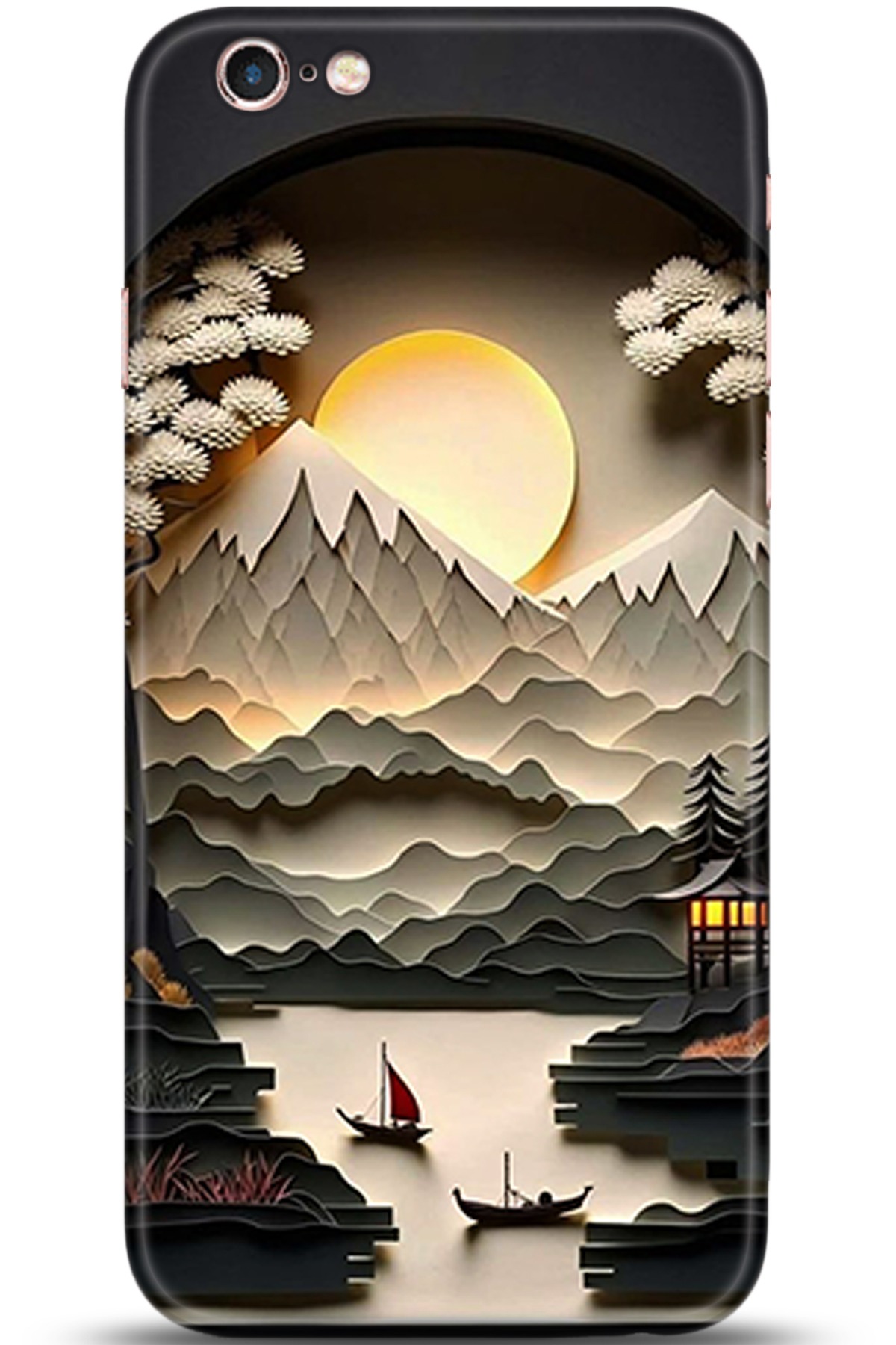 Apple iPhone 6S Uyumlu Kılıf HD Baskılı Kılıf - Followed Institution 5354