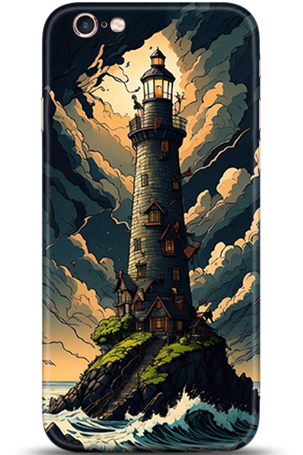 Apple iPhone 6S Uyumlu Kılıf HD Baskılı Kılıf - Followed Institution 5363