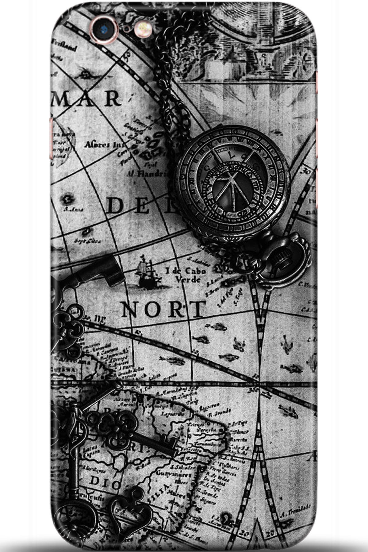 Apple iPhone 6S Uyumlu Kılıf HD Baskılı Kılıf - Followed Institution 5381