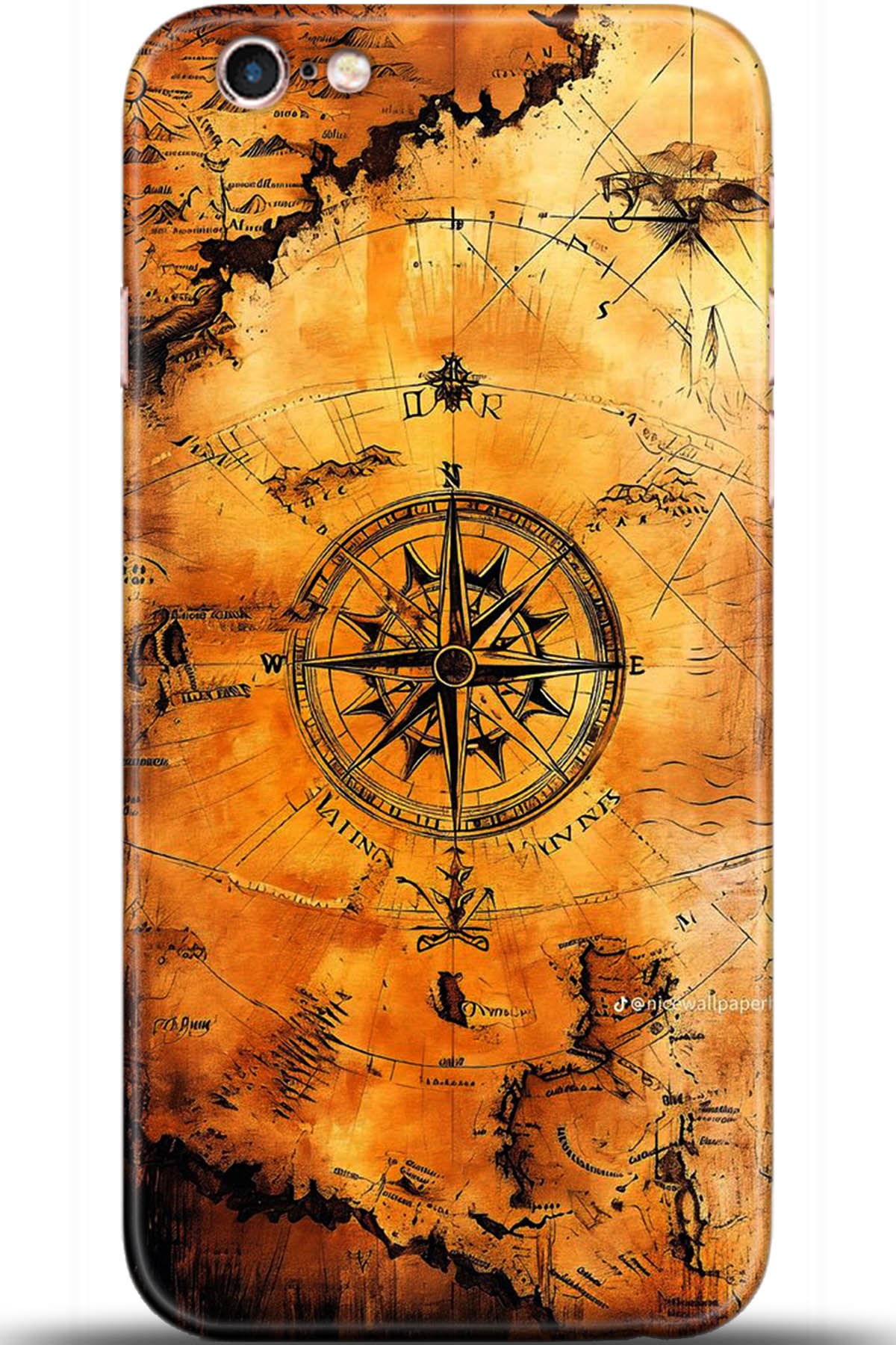 Apple iPhone 6S Uyumlu Kılıf HD Baskılı Kılıf - Followed Institution 5383