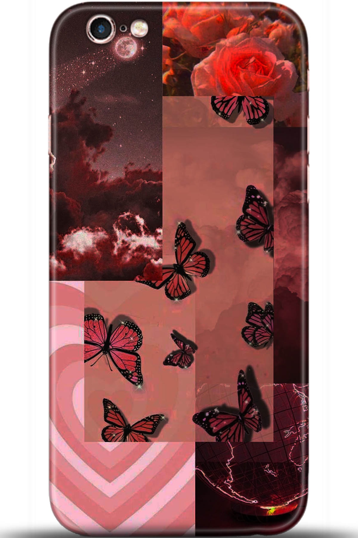 Apple iPhone 6S Uyumlu Kılıf HD Baskılı Kılıf - Followed Institution 5408