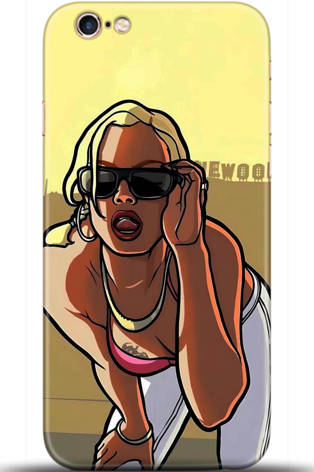 Apple iPhone 6S Uyumlu Kılıf HD Baskılı Kılıf - Followed Institution 5412