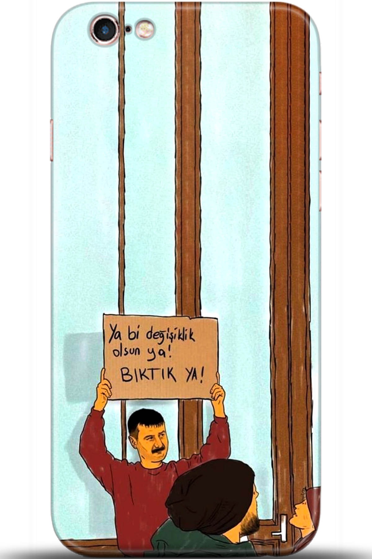 Apple iPhone 6S Uyumlu Kılıf HD Baskılı Kılıf - Followed Institution 5594