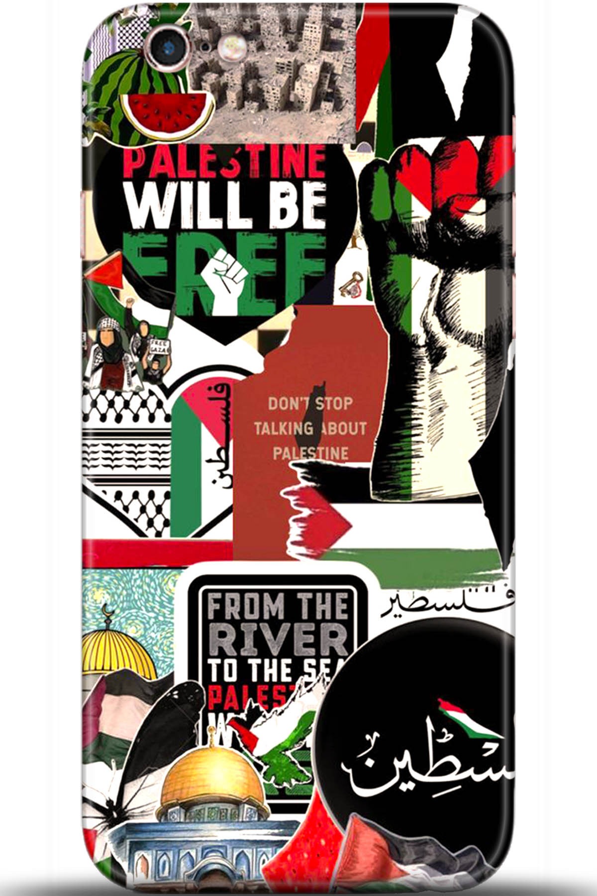 Apple iPhone 6S Uyumlu Kılıf HD Baskılı Kılıf - Followed Institution 5617