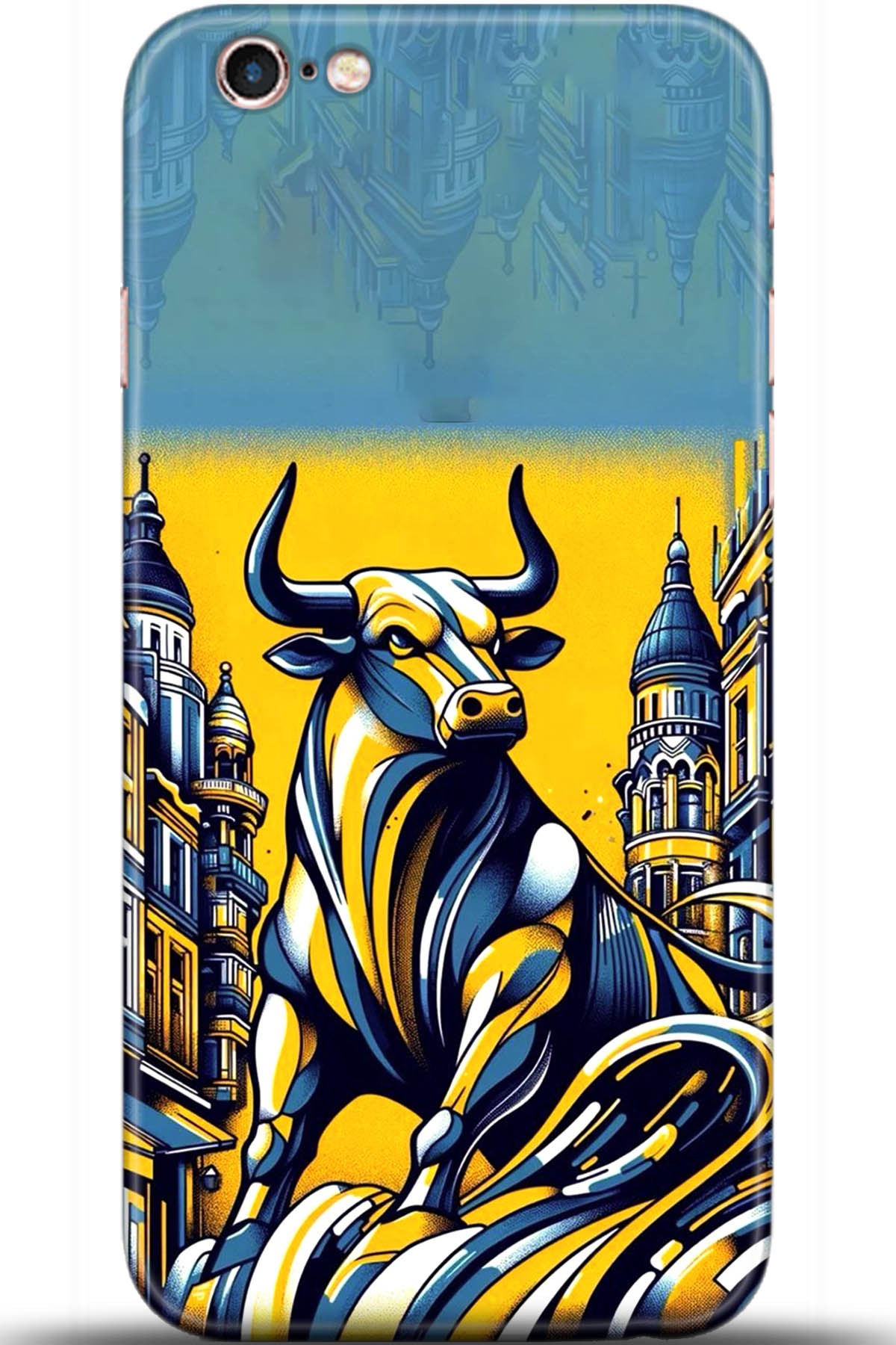 Apple iPhone 6S Uyumlu Kılıf HD Baskılı Kılıf - Followed Institution 5661