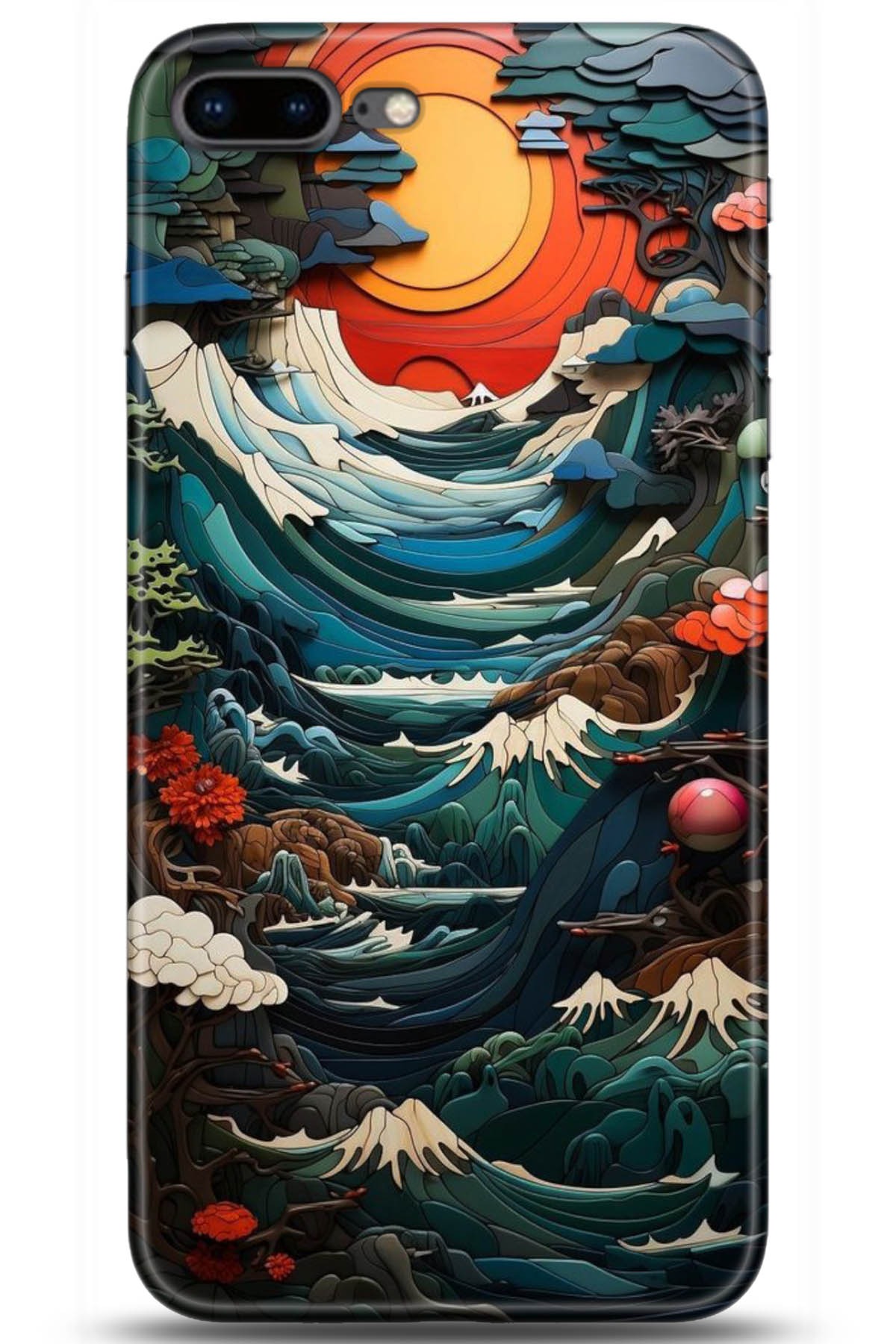 Apple iPhone 7 Plus Uyumlu Kılıf HD Baskılı Kılıf - Followed Institution 5009