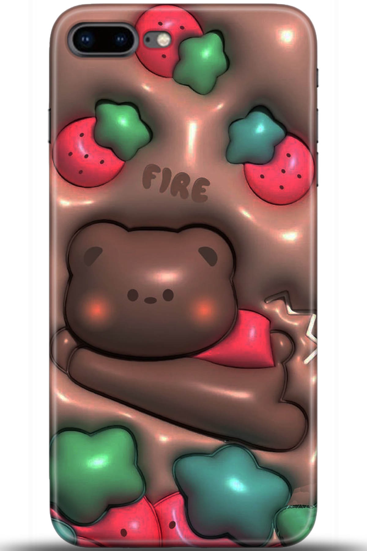 Apple iPhone 7 Plus Uyumlu Kılıf HD Baskılı Kılıf - Followed Institution 5371