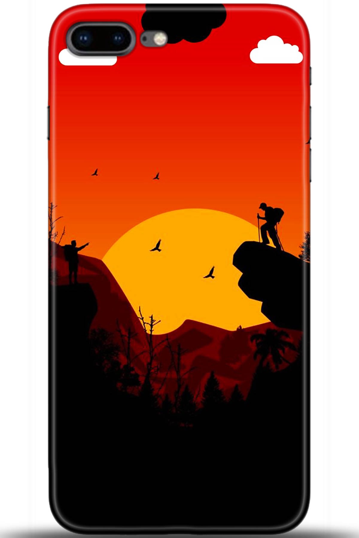 Apple iPhone 7 Plus Uyumlu Kılıf HD Baskılı Kılıf - Followed Institution 5407