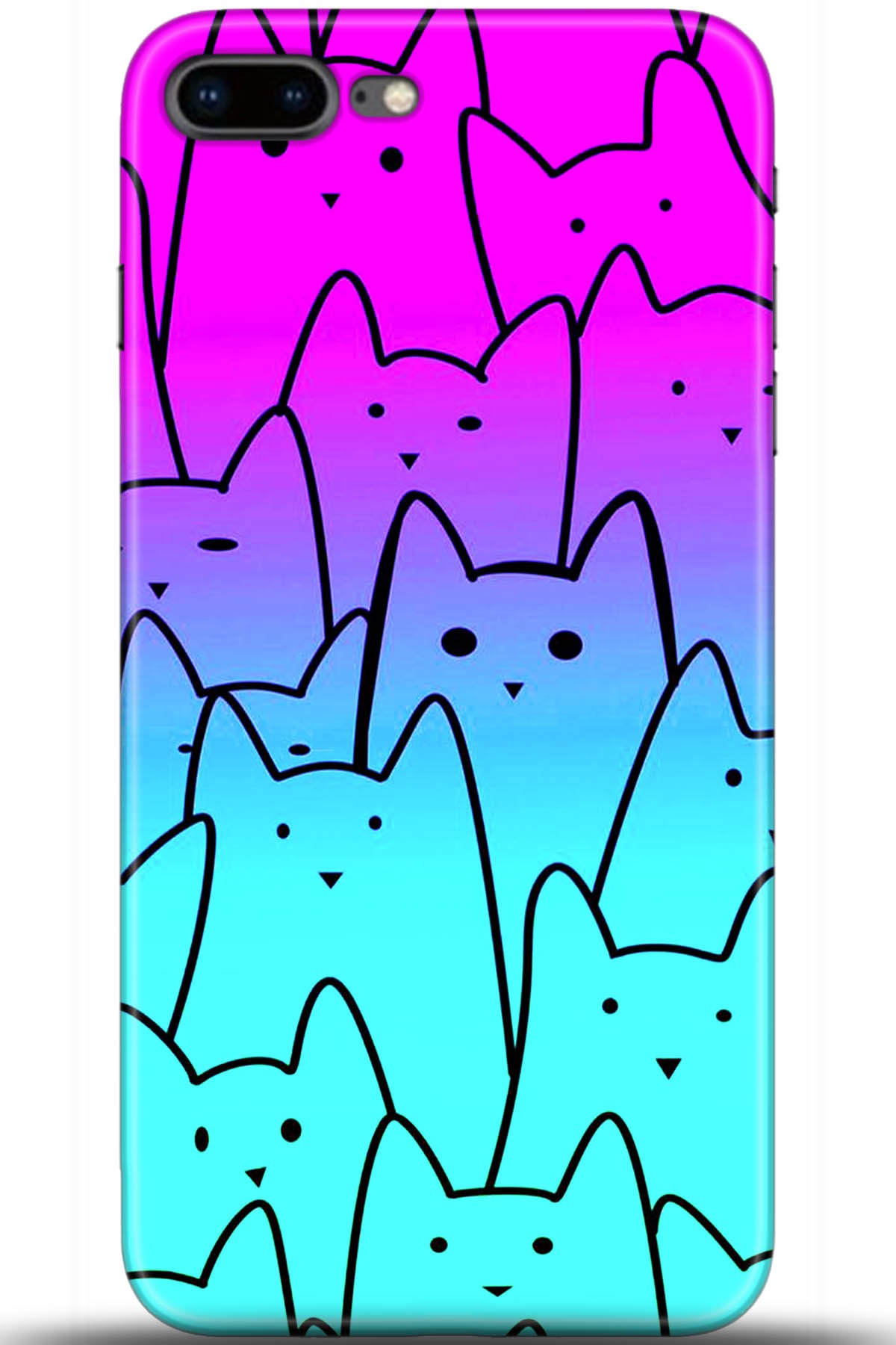 Apple iPhone 7 Plus Uyumlu Kılıf HD Baskılı Kılıf - Followed Institution 5511