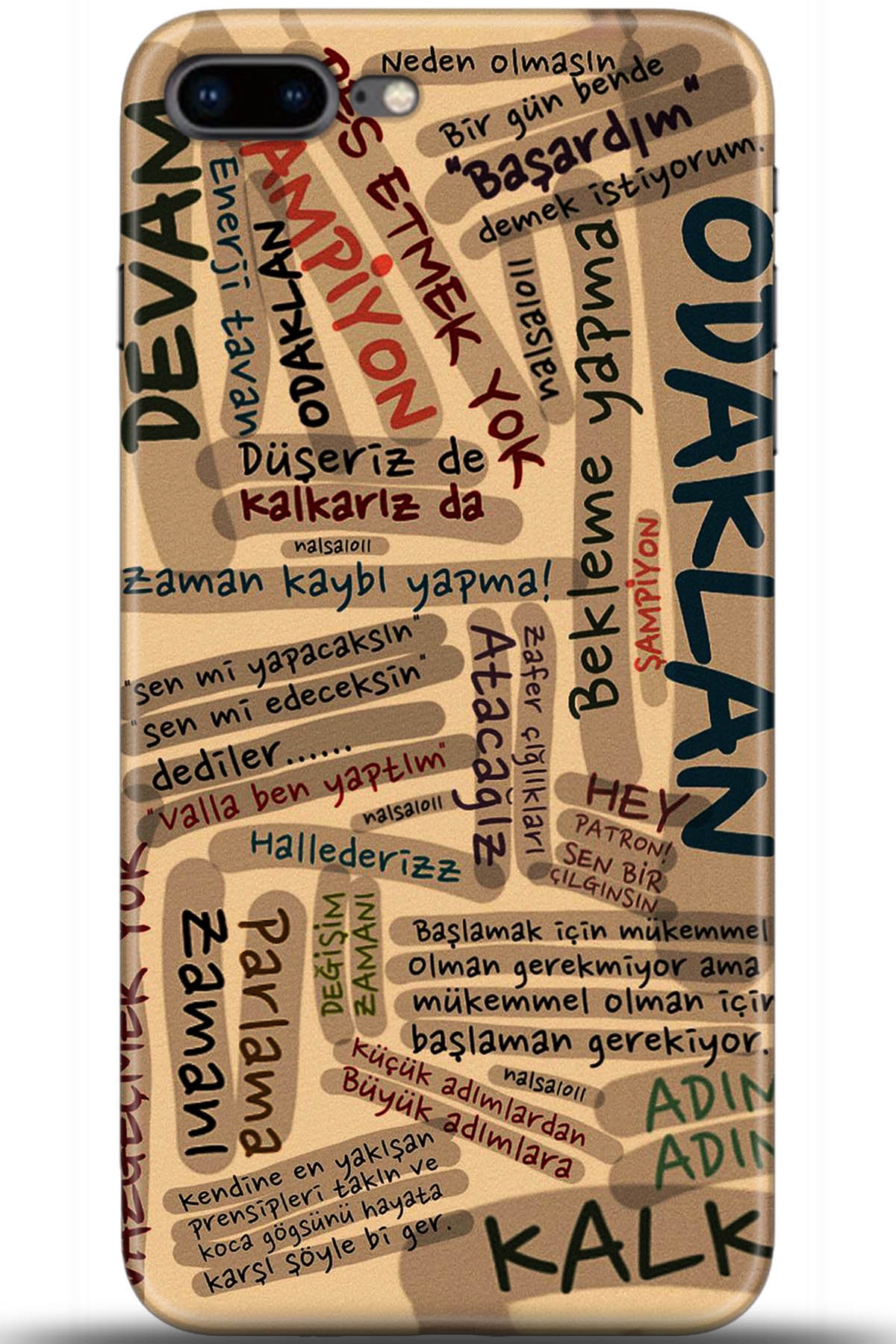 Apple iPhone 7 Plus Uyumlu Kılıf HD Baskılı Kılıf - Followed Institution 5586