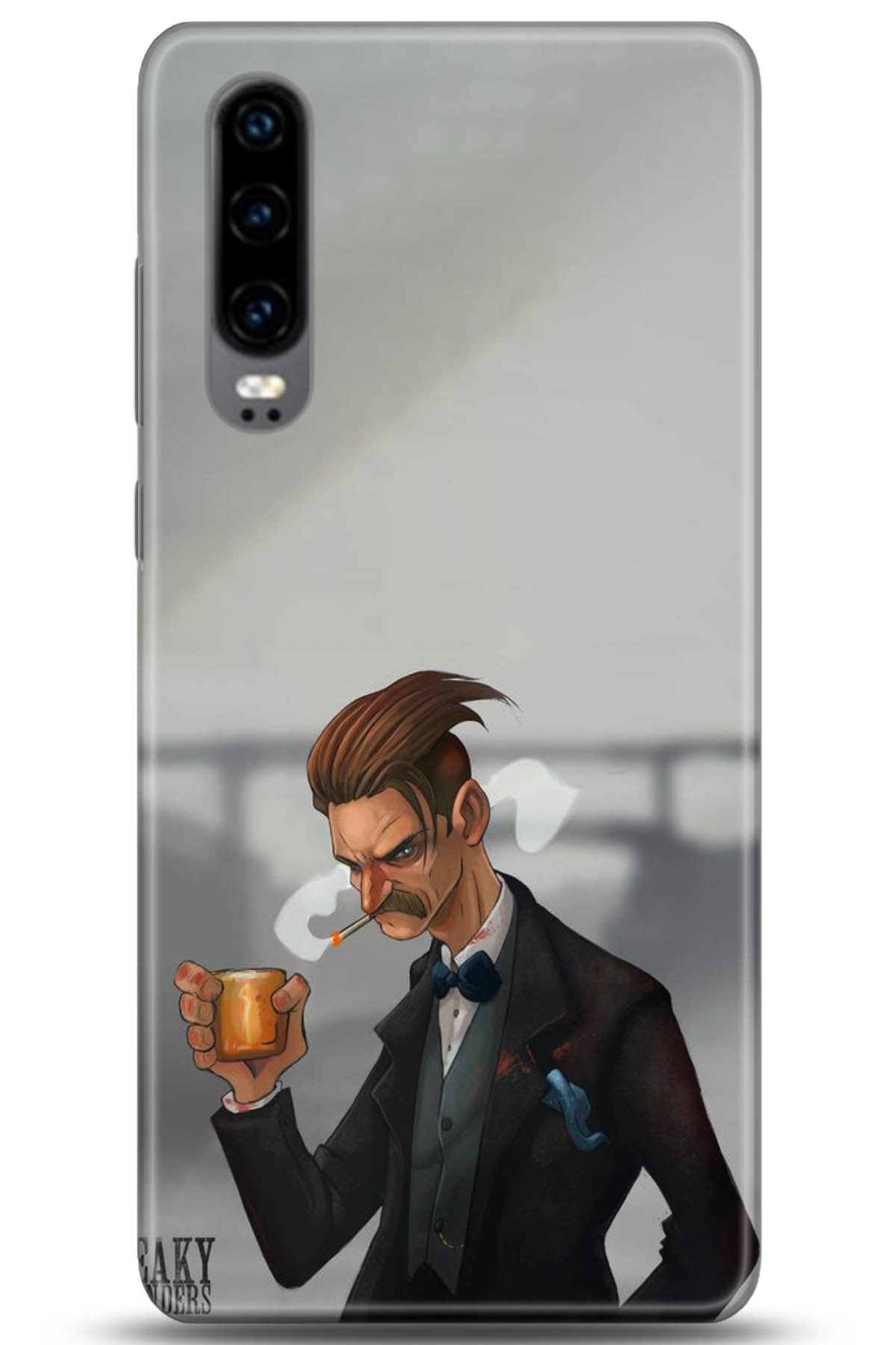 Huawei P30 Uyumlu Kılıf HD Baskılı Kılıf - Followed Institution 5088