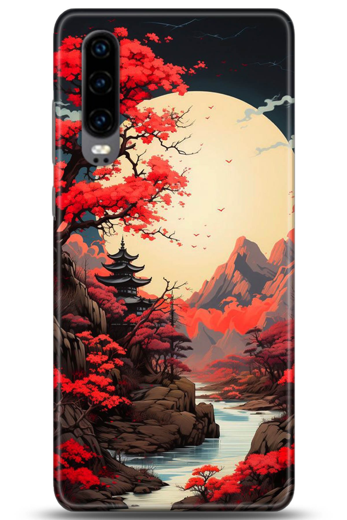 Huawei P30 Uyumlu Kılıf HD Baskılı Kılıf - Followed Institution 5242