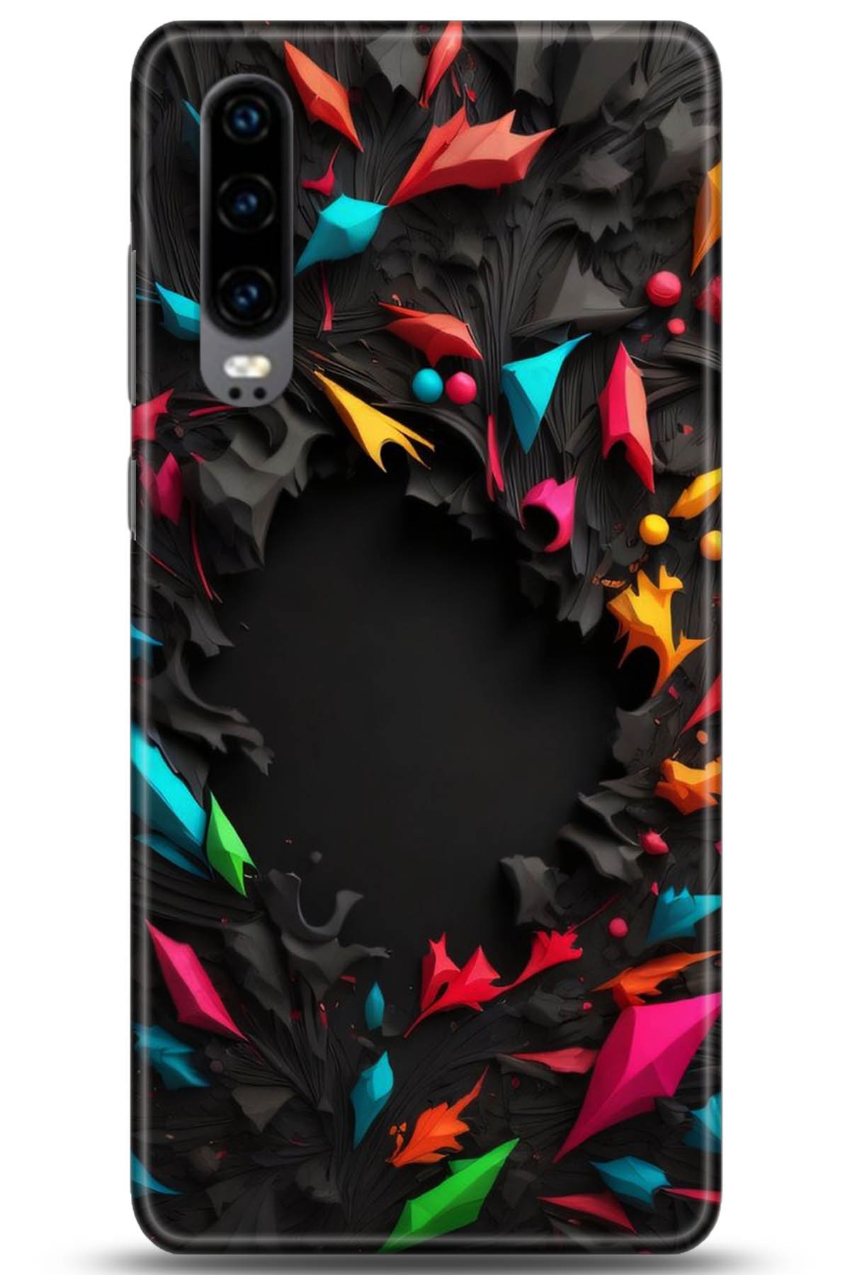 Huawei P30 Uyumlu Kılıf HD Baskılı Kılıf - Followed Institution 5253