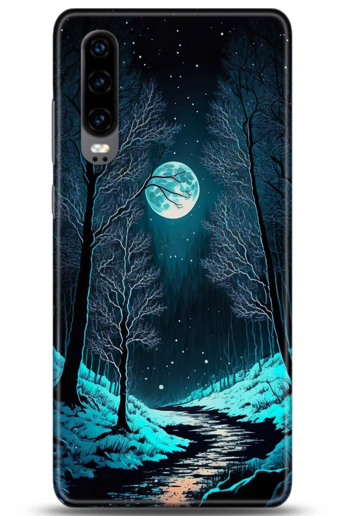 Huawei P30 Uyumlu Kılıf HD Baskılı Kılıf - Followed Institution 5265