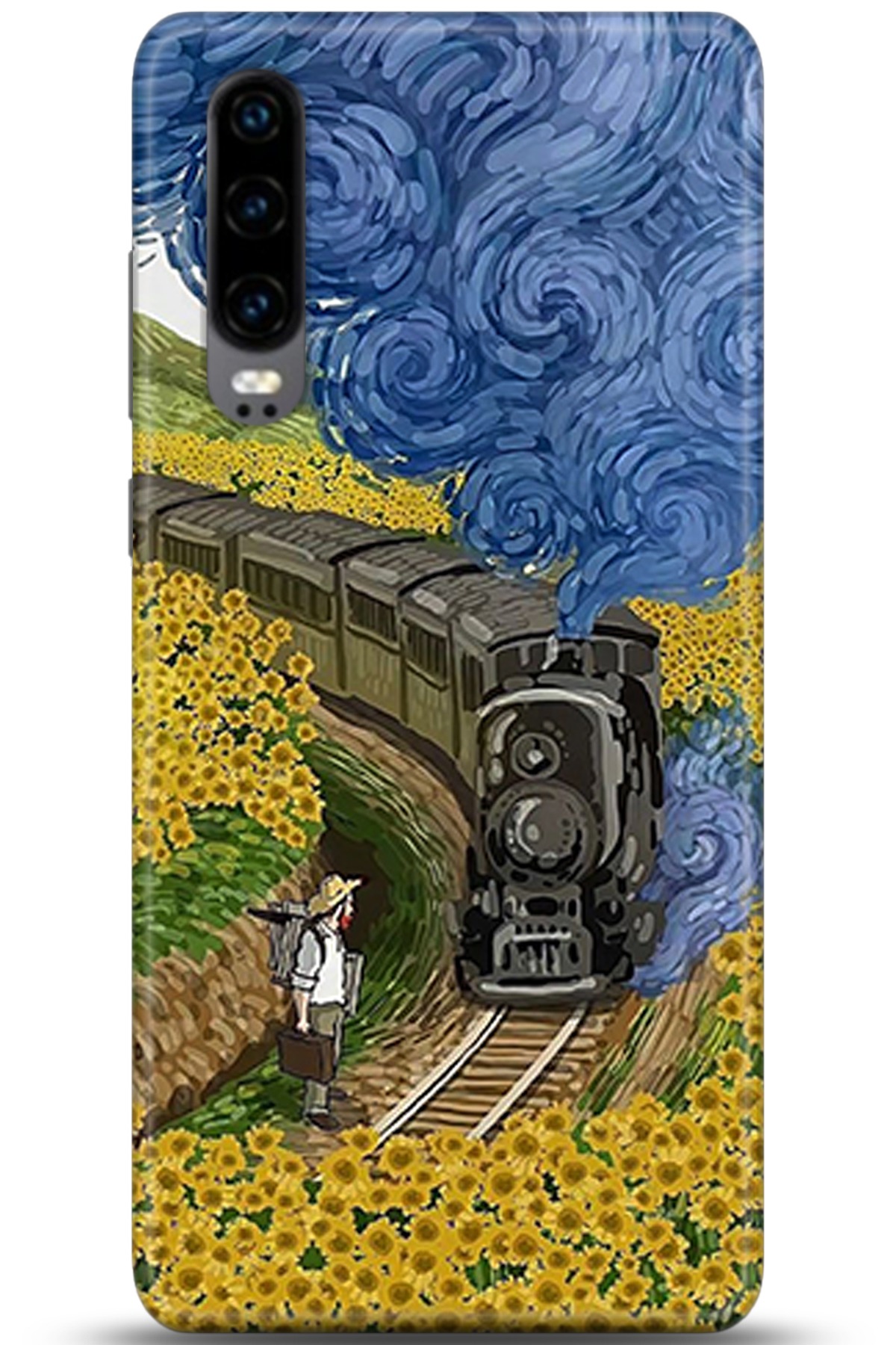 Huawei P30 Uyumlu Kılıf HD Baskılı Kılıf - Followed Institution 5344