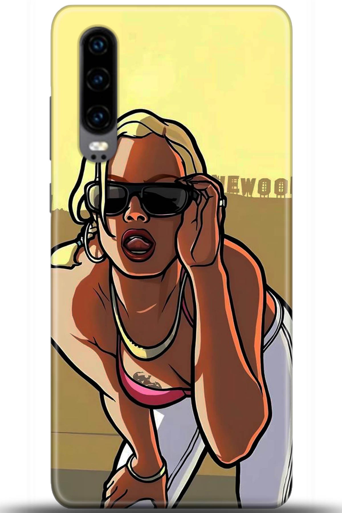 Huawei P30 Uyumlu Kılıf HD Baskılı Kılıf - Followed Institution 5412