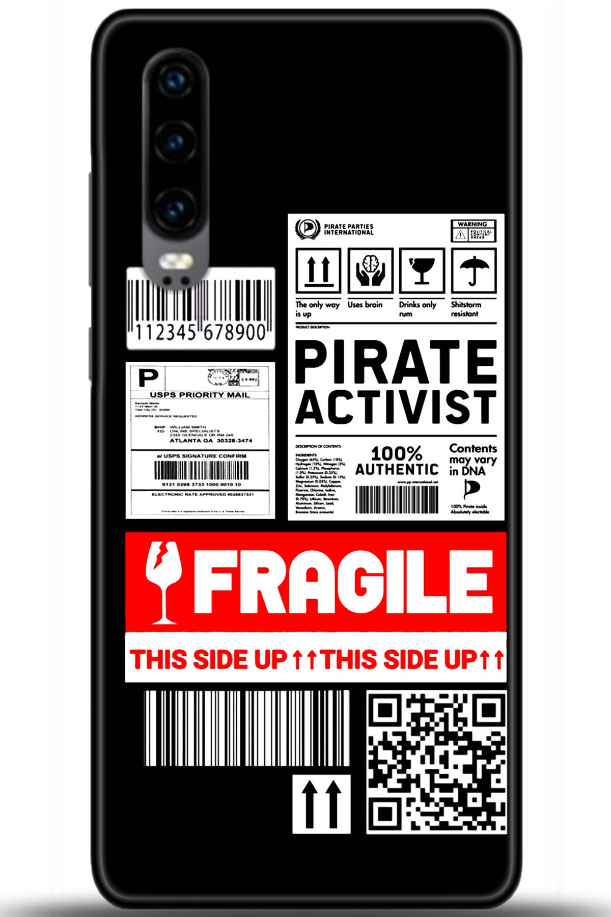 Huawei P30 Uyumlu Kılıf HD Baskılı Kılıf - Followed Institution 5447