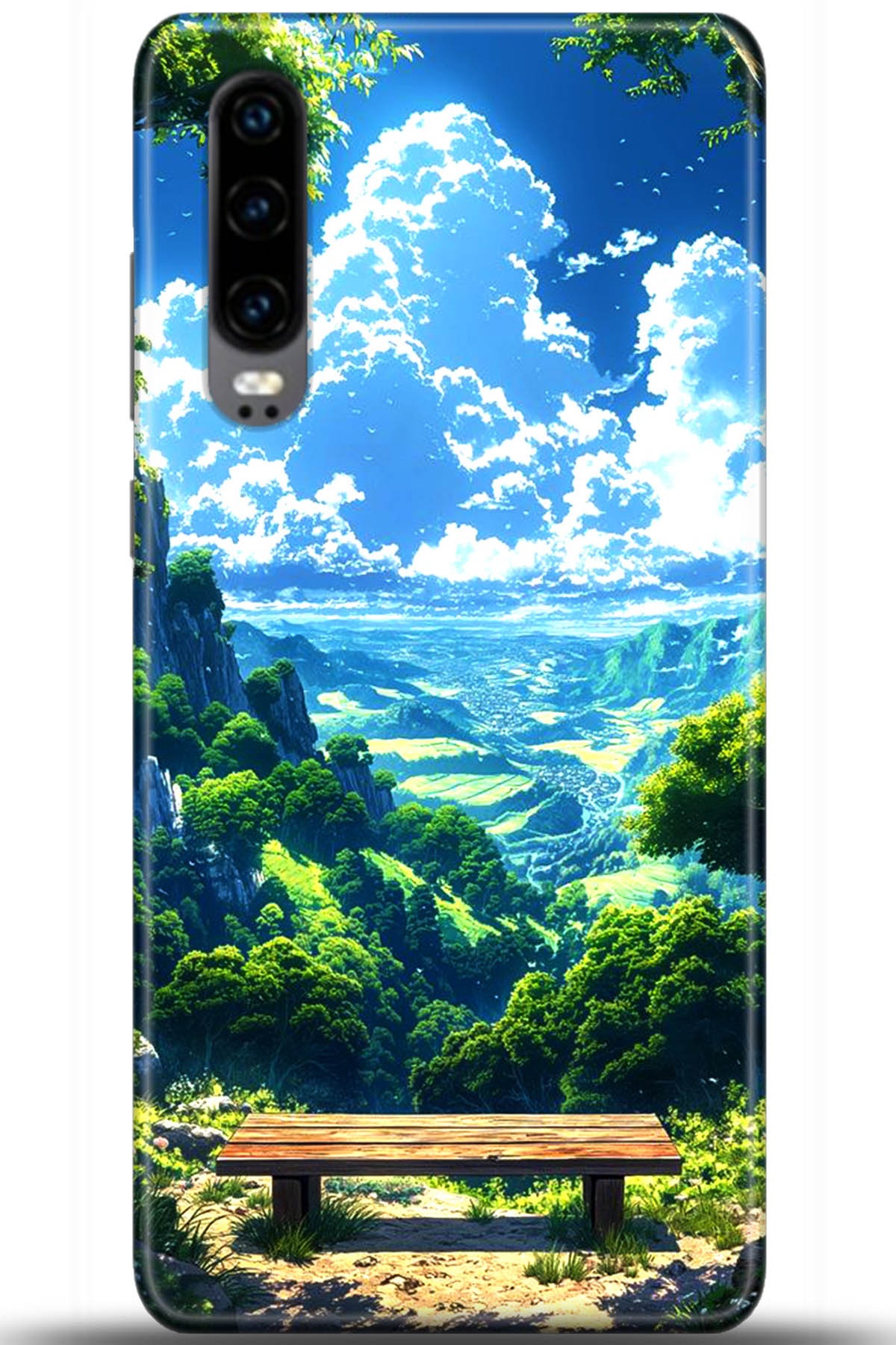 Huawei P30 Uyumlu Kılıf HD Baskılı Kılıf - Followed Institution 5497