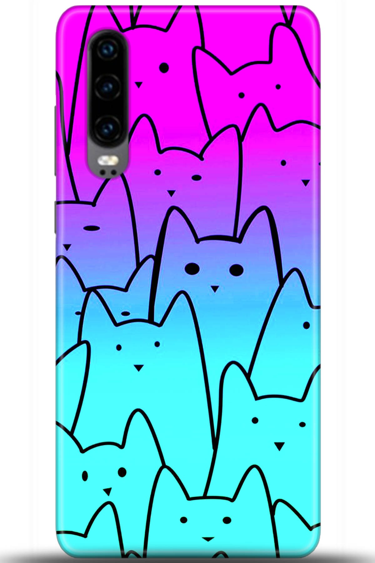 Huawei P30 Uyumlu Kılıf HD Baskılı Kılıf - Followed Institution 5511