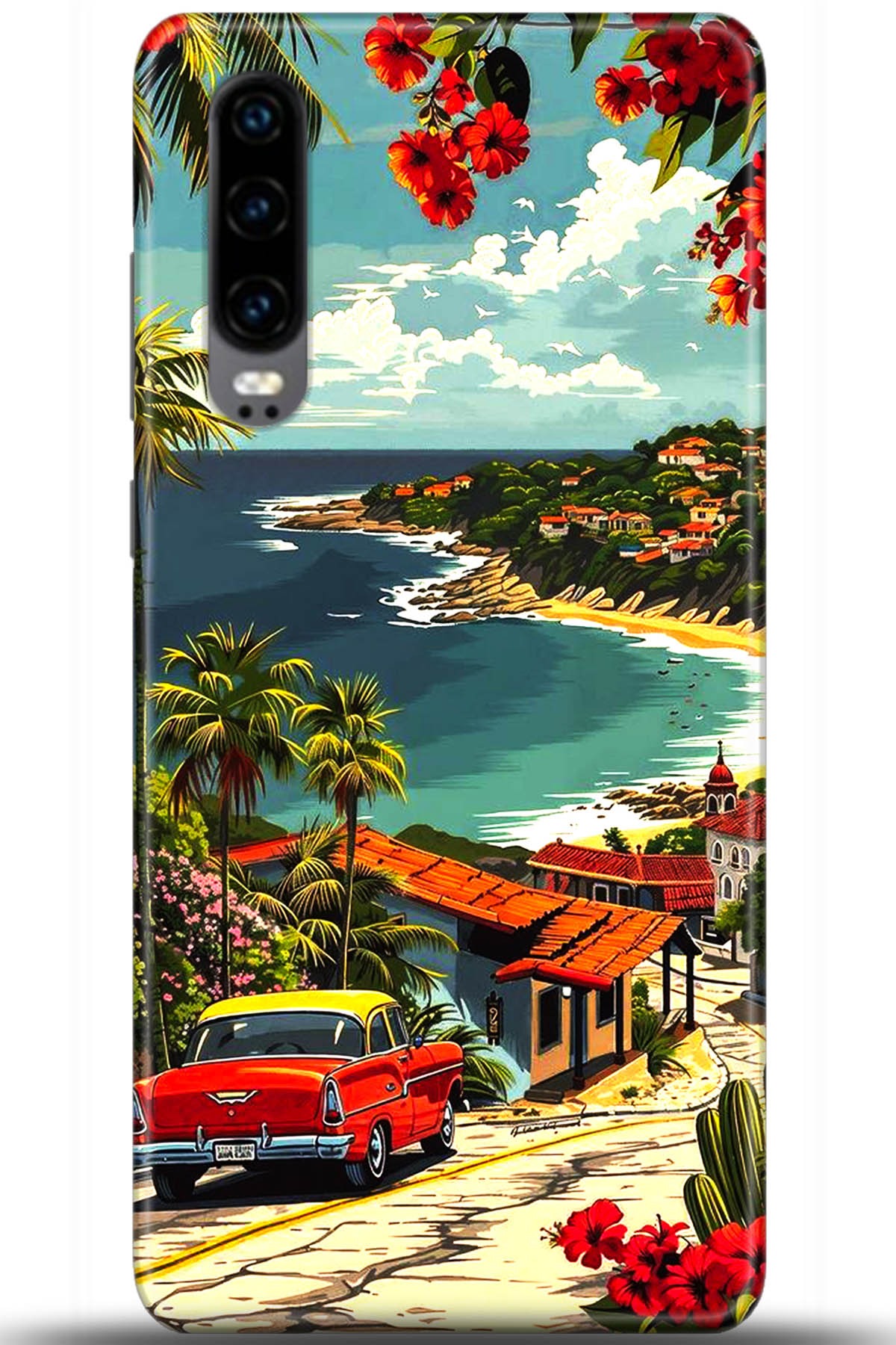 Huawei P30 Uyumlu Kılıf HD Baskılı Kılıf - Followed Institution 5560