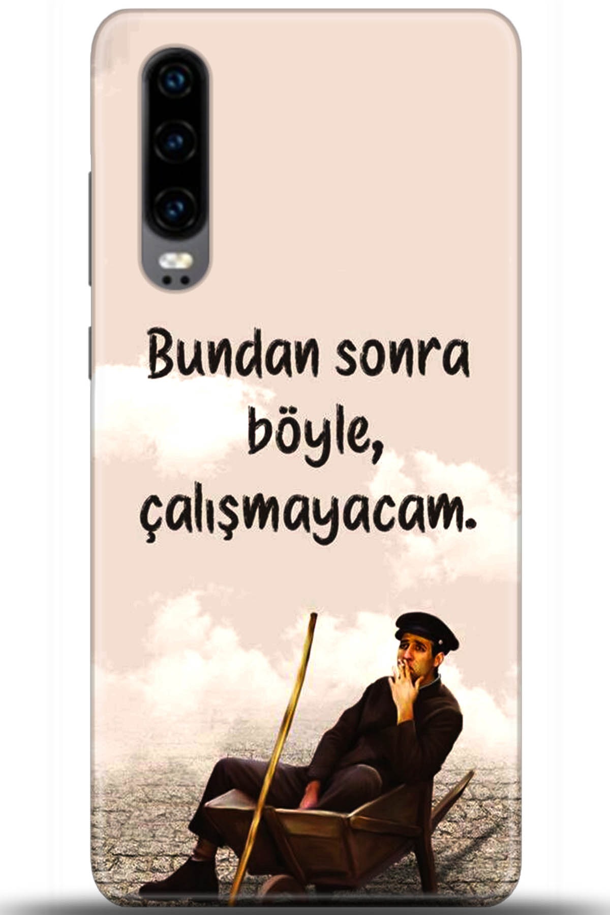 Huawei P30 Uyumlu Kılıf HD Baskılı Kılıf - Followed Institution 5592