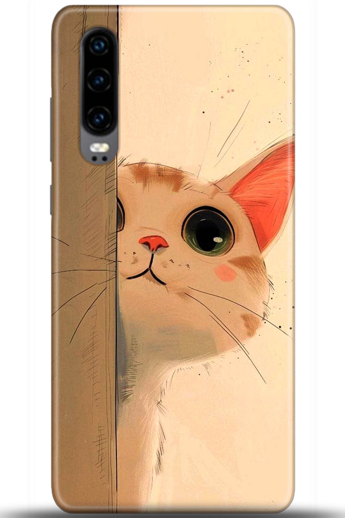 Huawei P30 Uyumlu Kılıf HD Baskılı Kılıf - Followed Institution 5653