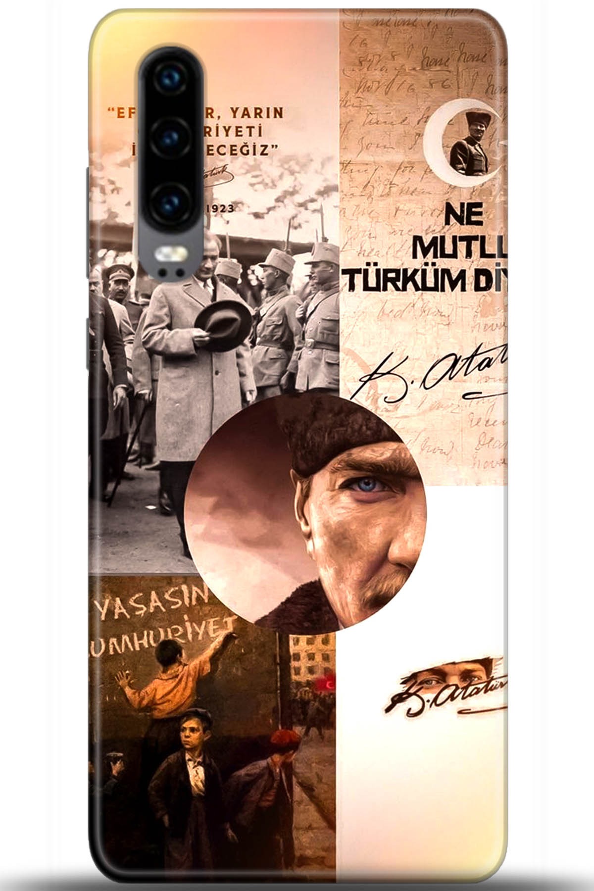 Huawei P30 Uyumlu Kılıf HD Baskılı Kılıf - Followed Institution 5675