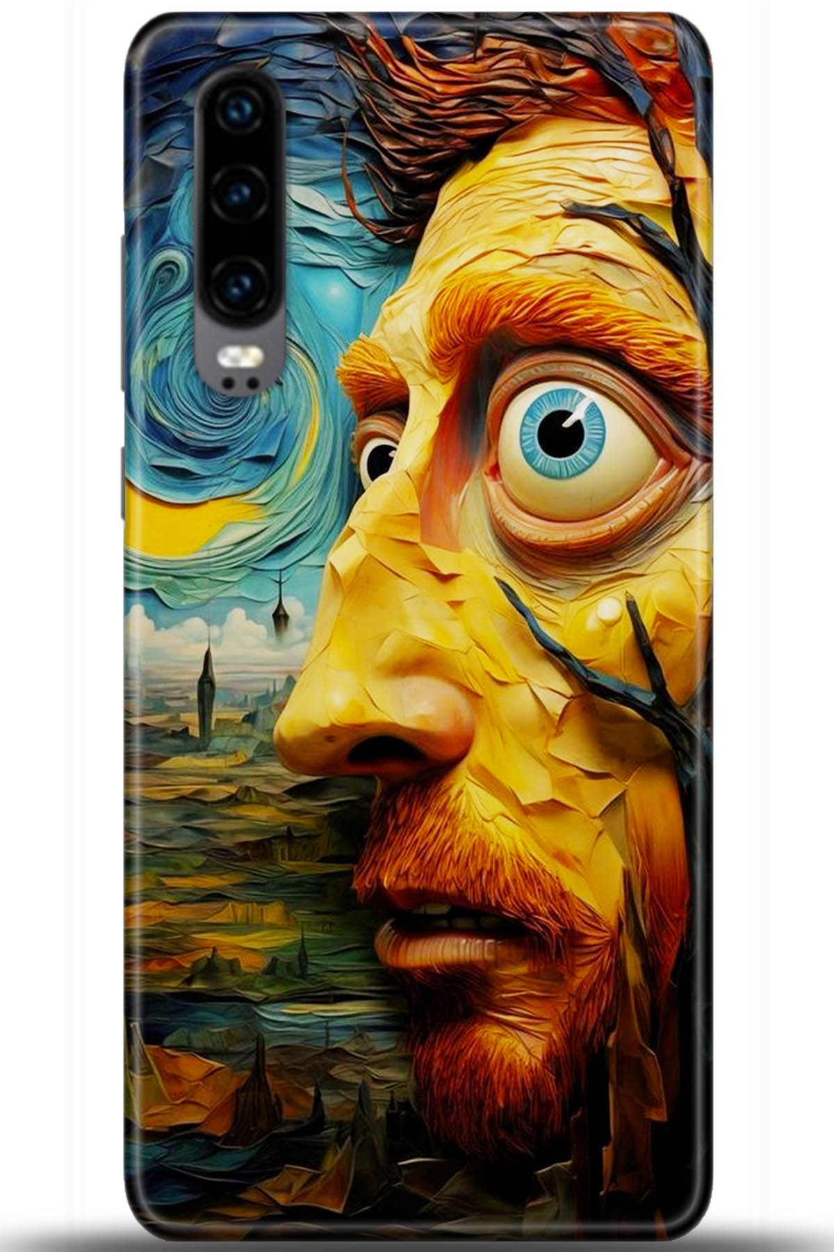 Huawei P30 Uyumlu Kılıf HD Baskılı Kılıf - Followed Institution 5714