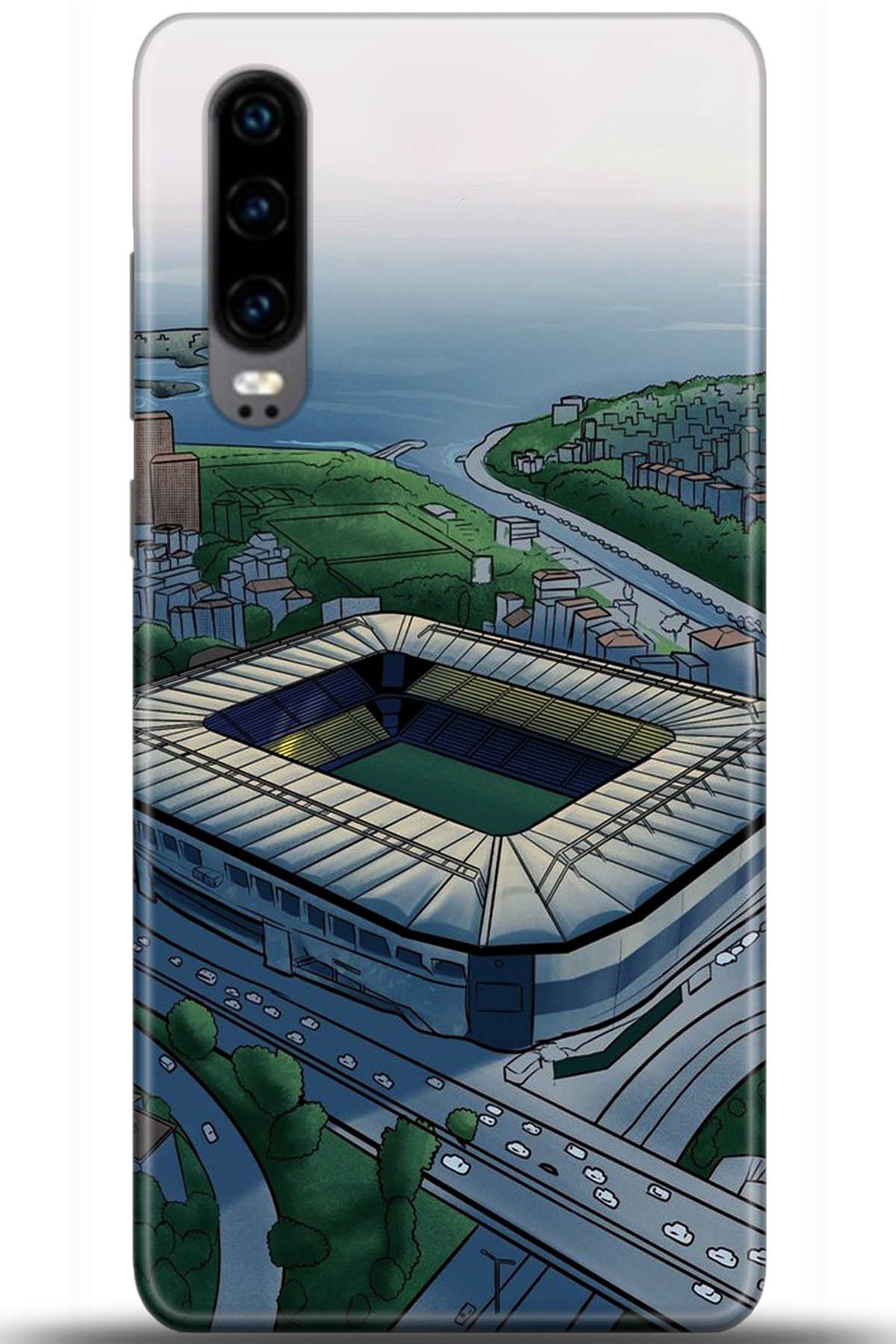 Huawei P30 Uyumlu Kılıf HD Baskılı Kılıf - Followed Institution 5715