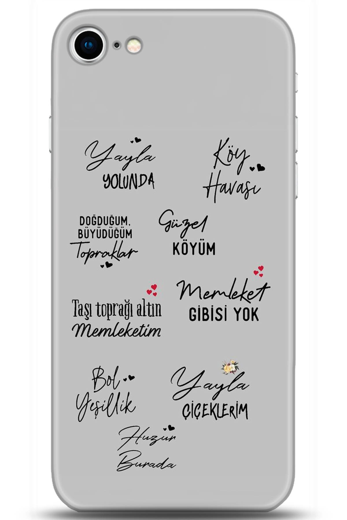 Apple iPhone 8 Uyumlu Kılıf HD Baskılı Kılıf - Followed Institution 5210