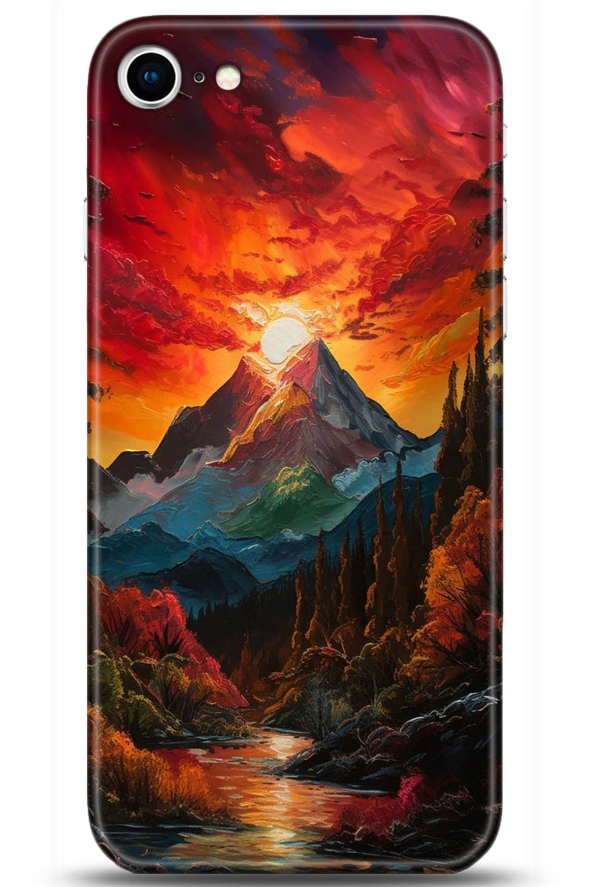 Apple iPhone 8 Uyumlu Kılıf HD Baskılı Kılıf - Followed Institution 5224