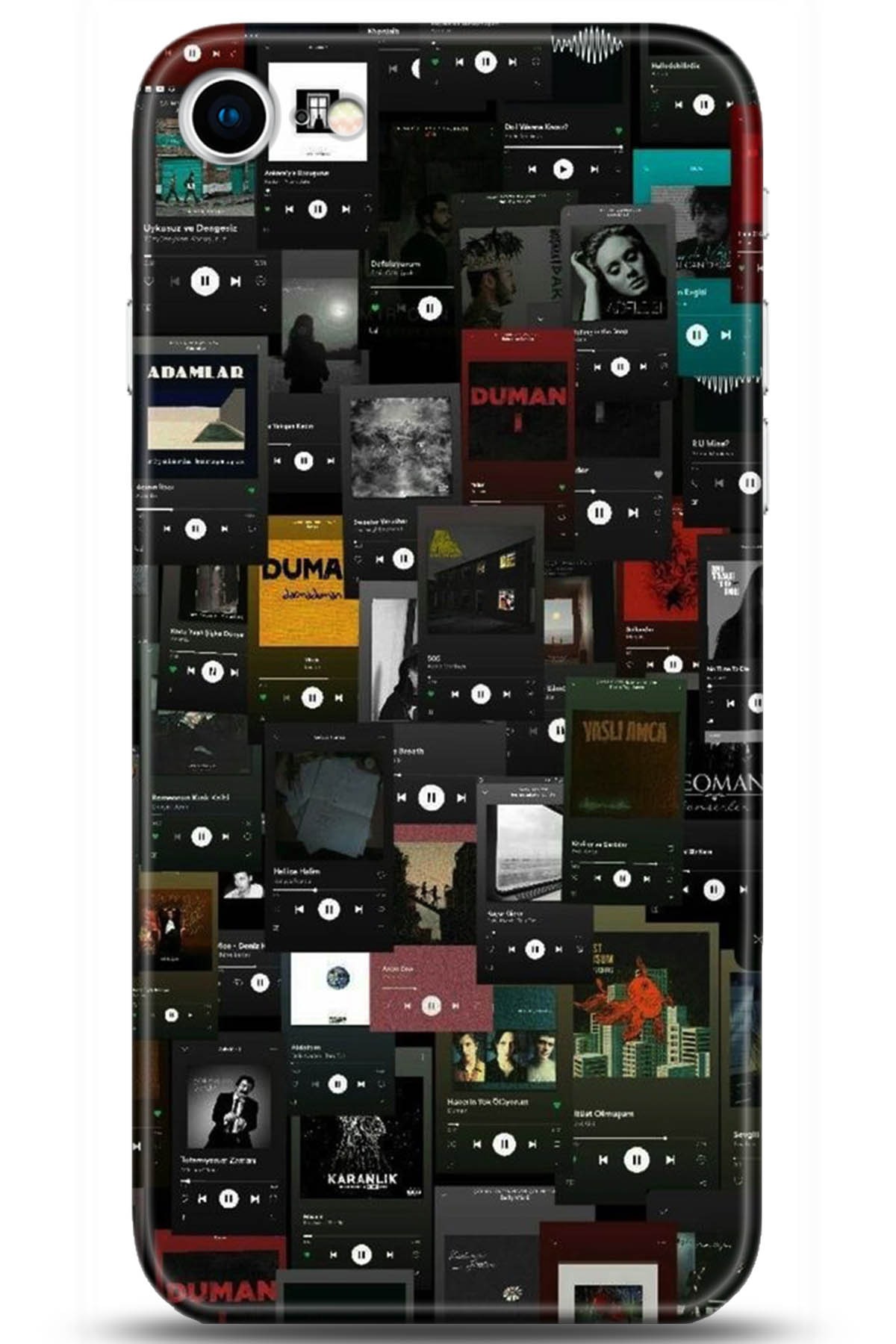 Apple iPhone 8 Uyumlu Kılıf HD Baskılı Kılıf - Followed Institution 5264