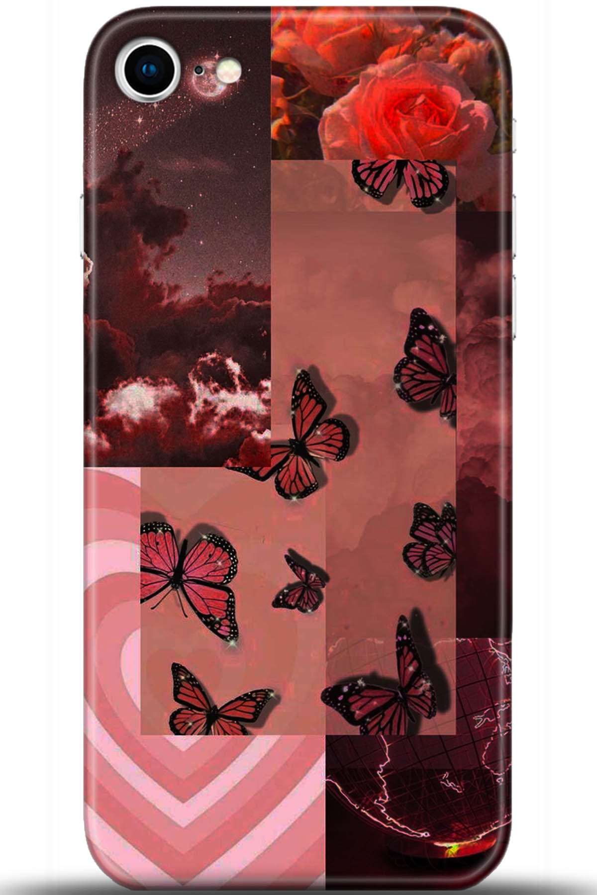 Apple iPhone 8 Uyumlu Kılıf HD Baskılı Kılıf - Followed Institution 5408