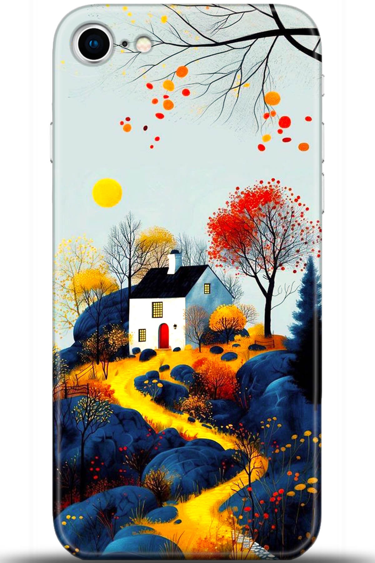 Apple iPhone 8 Uyumlu Kılıf HD Baskılı Kılıf - Followed Institution 5569