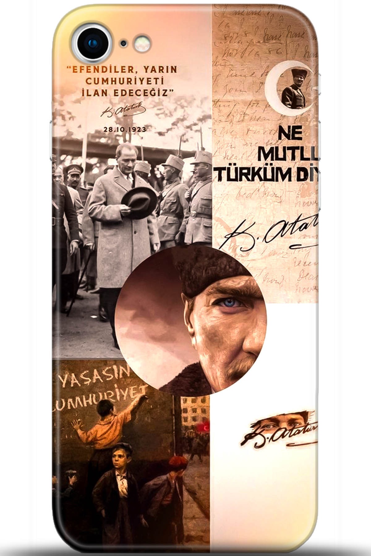 Apple iPhone 8 Uyumlu Kılıf HD Baskılı Kılıf - Followed Institution 5675