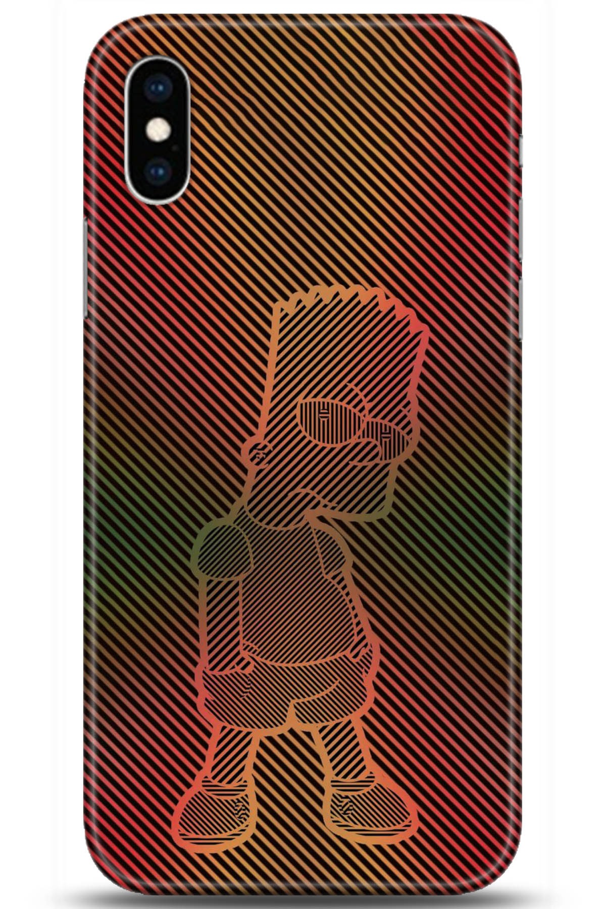 Apple iPhone X Uyumlu Kılıf HD Baskılı Kılıf - Followed Institution 5147