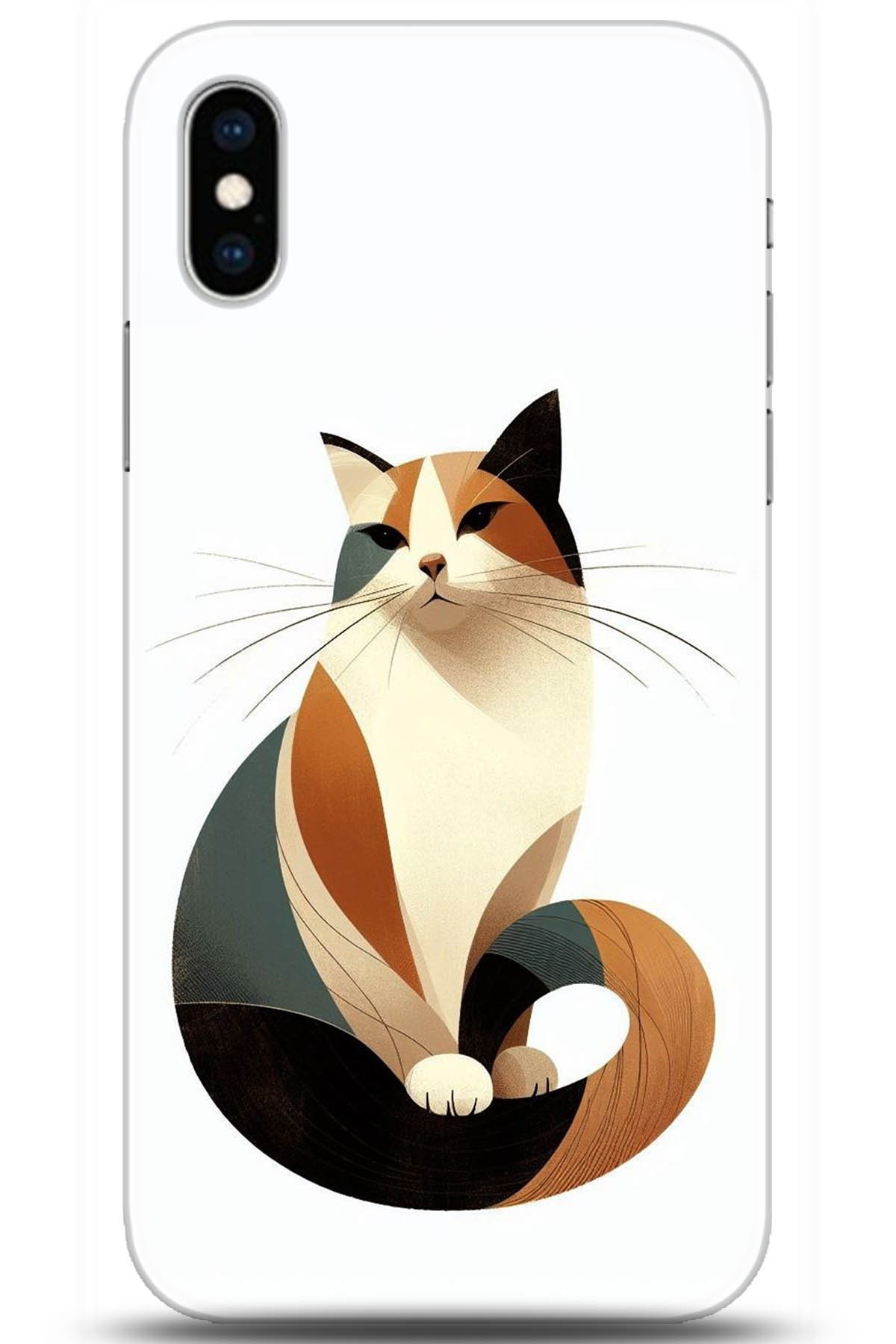 Apple iPhone X Uyumlu Kılıf HD Baskılı Kılıf - Followed Institution 5213